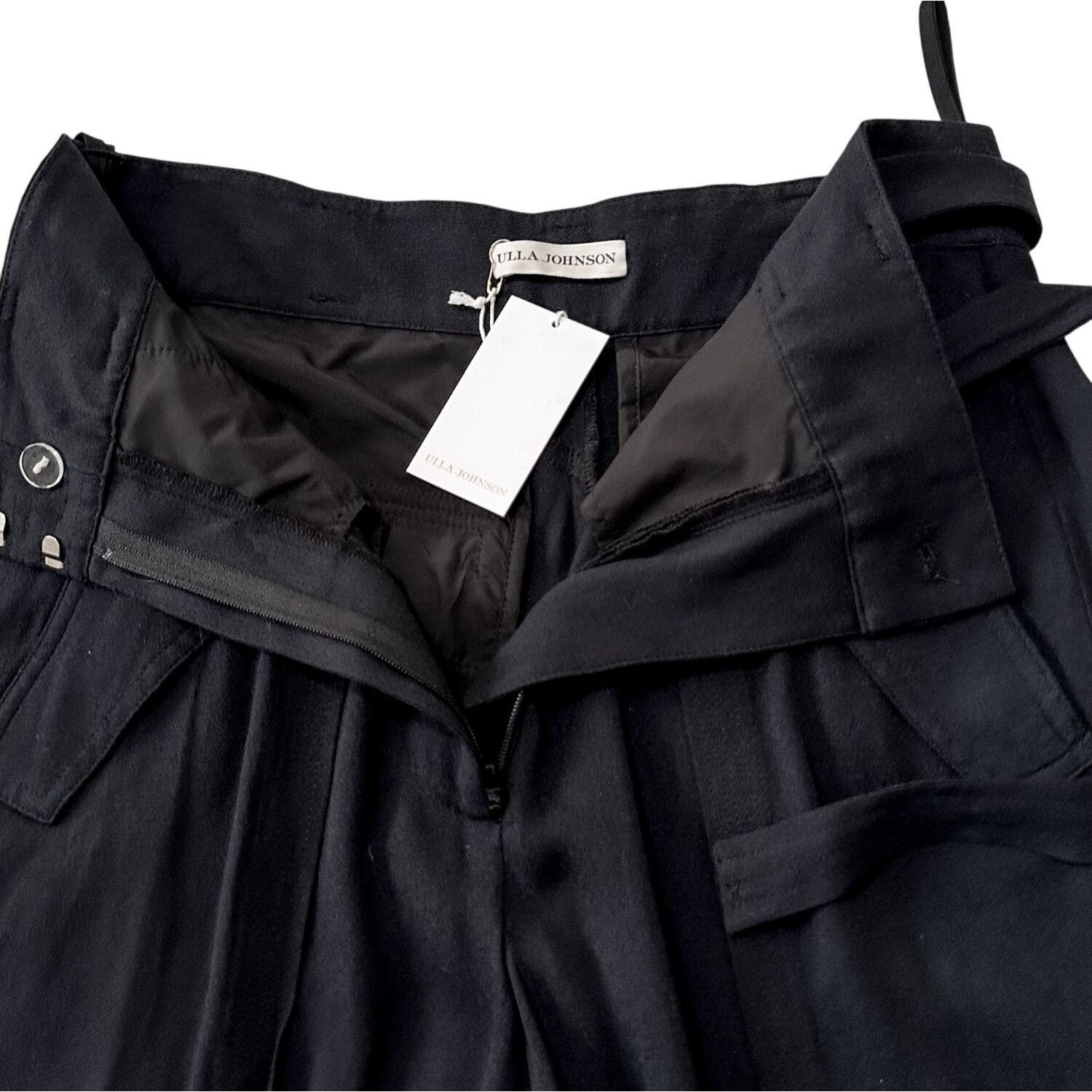 Ulla Johnson Ulla Johnson Alandra Wide Leg Pants Raven Black Size 4 NWT Size 27" / US 4 / IT 40 - 9 Thumbnail