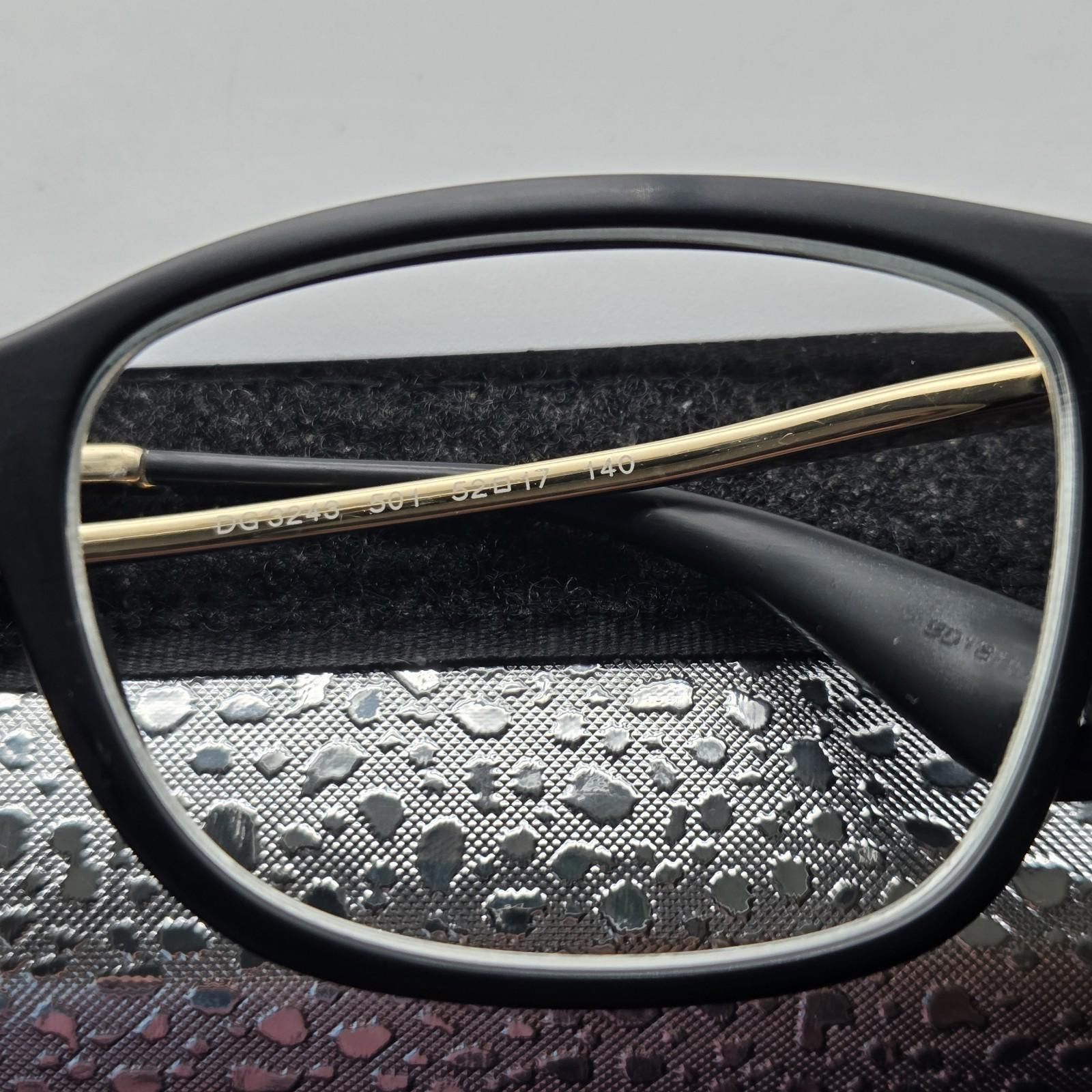 Dolce & Gabbana Dolce & Gabbana DG3243 501 Cube Black Gold 52-17-140 FRAMES Size ONE SIZE - 7 Thumbnail