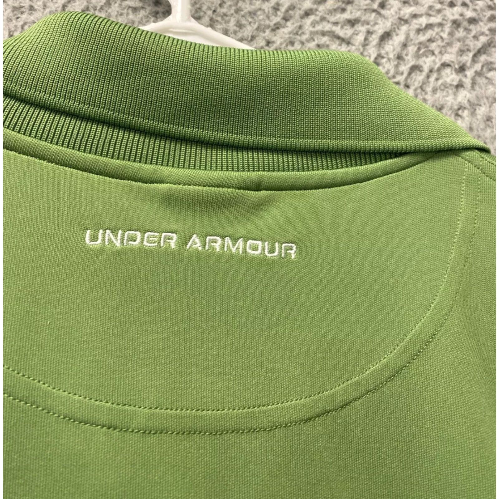 Under Armour Under Armour Polo Golf Mens L Shirt Green HeatGear Logo Preppy /82-93 Size US L / EU 52-54 / 3 - 8 Thumbnail