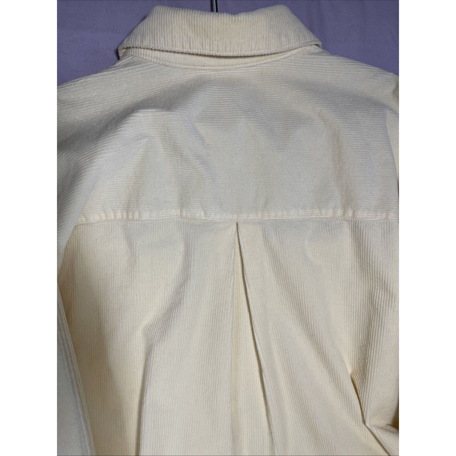 Anthropologie Anthropologie Maeve Corduroy Cream Shirt Jacket Size XL Size XL / US 12-14 / IT 48-50 - 5 Thumbnail