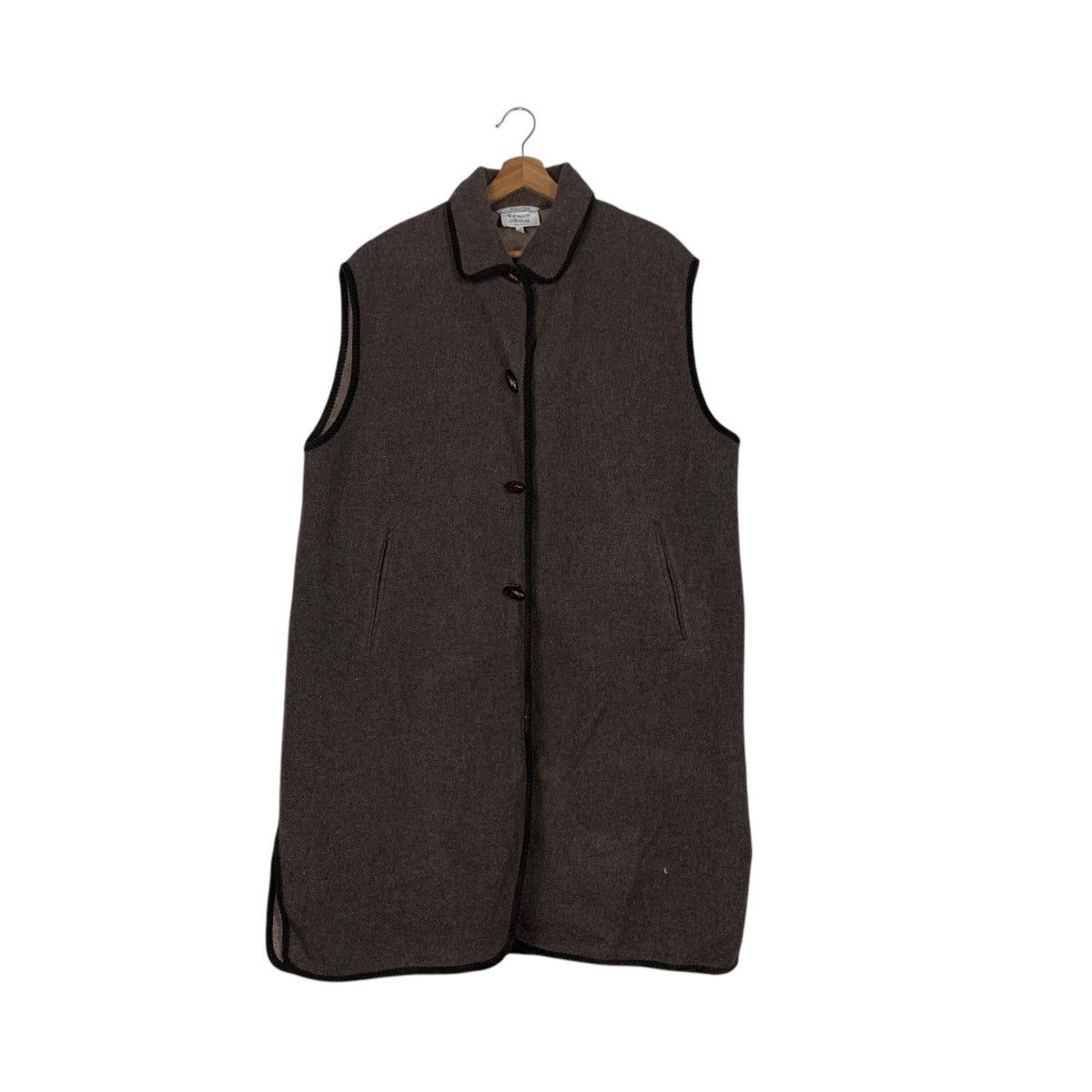 Tabasco TOBASCO COLLEZIONI Sleeveless Wool Vest #1837-C80 Size S / US 4 / IT 40 - 1 Thumbnail