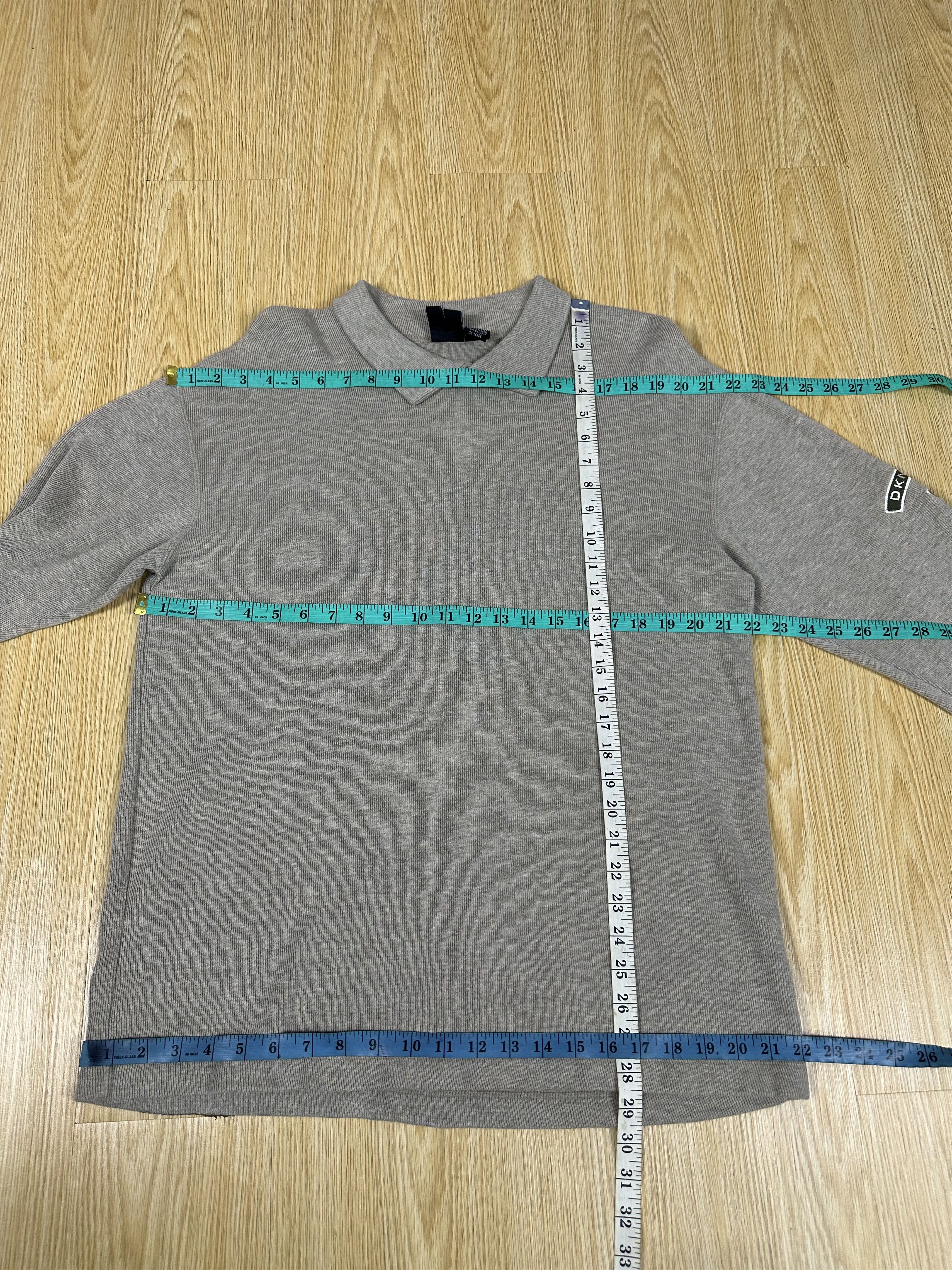 DKNY Vintage DKNY Knit Oversize Shirt A332 Size US S / EU 44-46 / 1 - 5 Thumbnail
