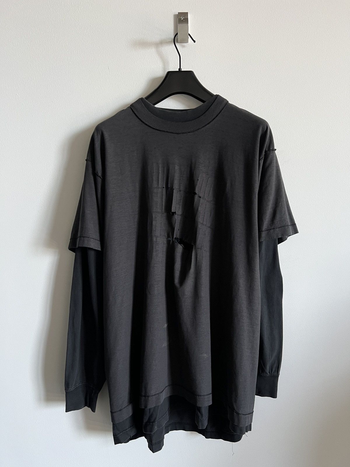 Vintage Vintage Thrashed 90s Layered Apocalypse Tee Size US XL / EU 56 / 4 - 7 Thumbnail