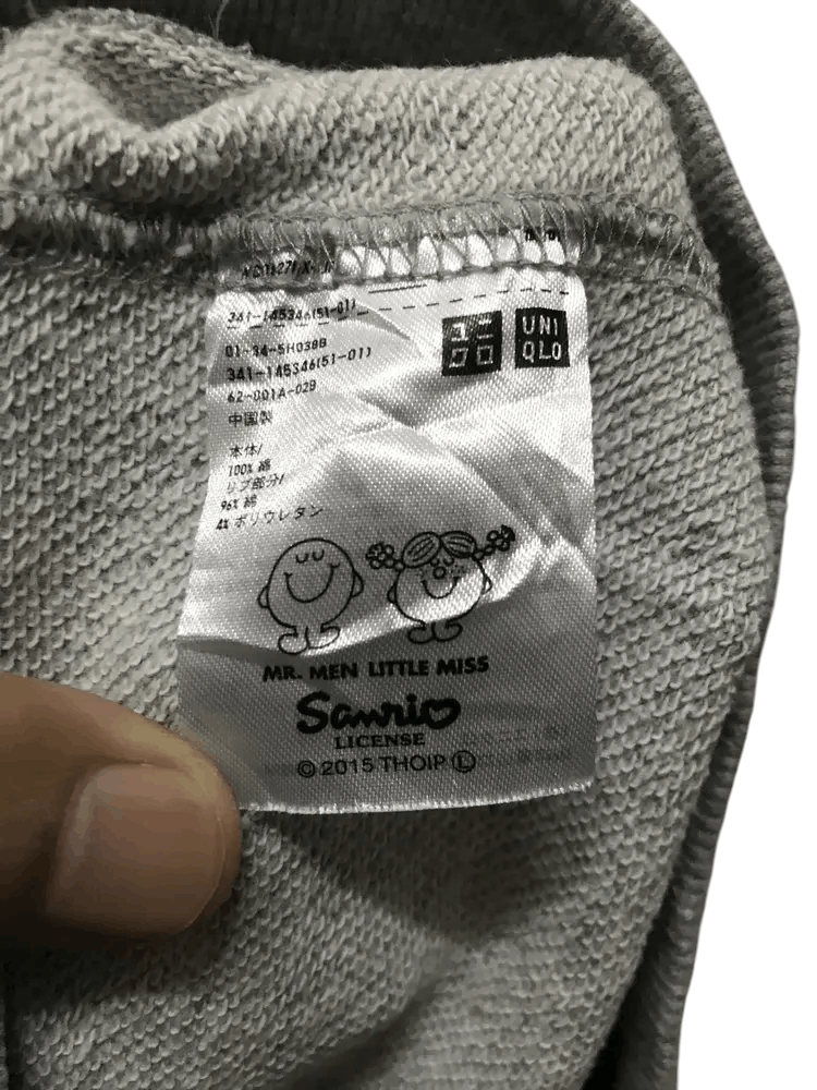 Cartoon Network × Uniqlo Uniqlo X Sanrio Mr. Men Little Miss Sweatshirts Size US L / EU 52-54 / 3 - 7 Thumbnail