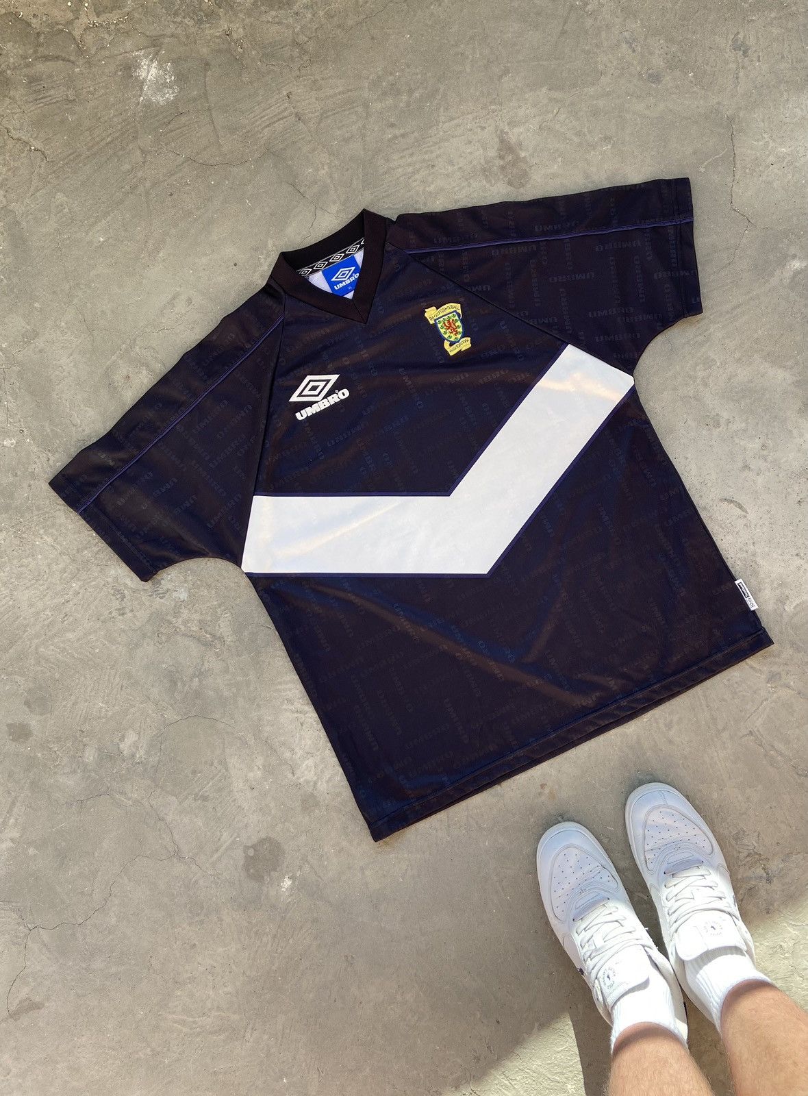 Umbro × Vintage Umbro Monogram 1990-92 Jersey Vintage Size US XL / EU 56 / 4 - 3 Thumbnail