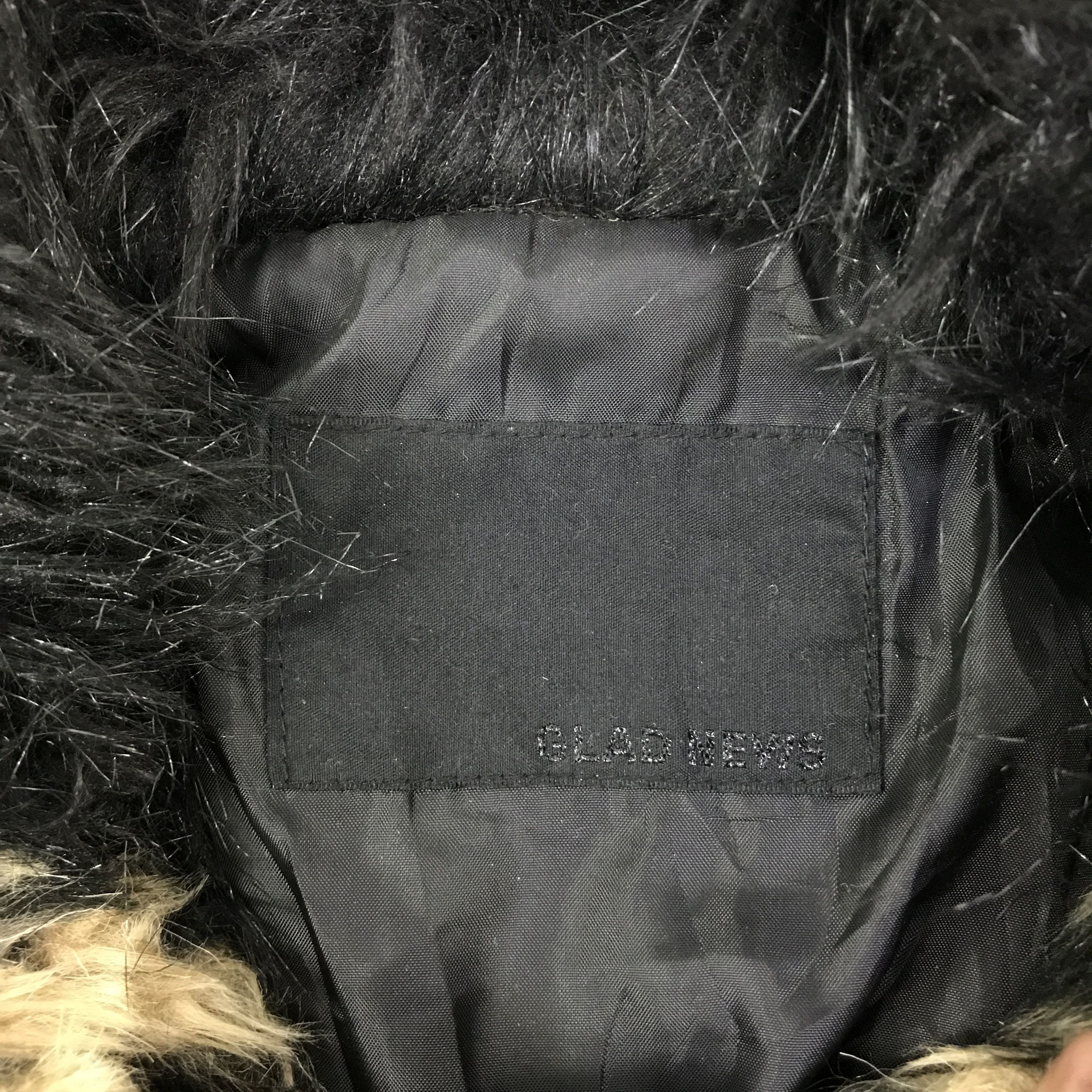If Six Was Nine GOTHIC STYLE JAPAN GLAD NEWS FUR HOODIE JACKET K89B18 Size US L / EU 52-54 / 3 - 10 Thumbnail