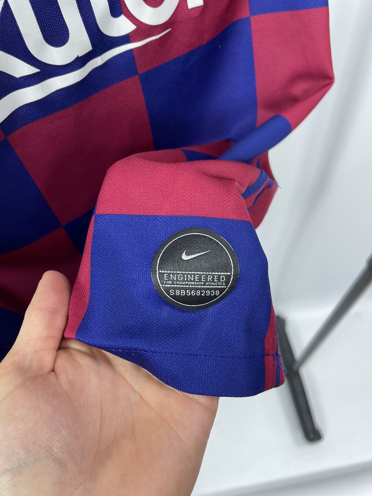 Nike Nike FC Barcelona Soccer Home Short Jersey 2019/2020 Size M Size US M / EU 48-50 / 2 - 6 Thumbnail