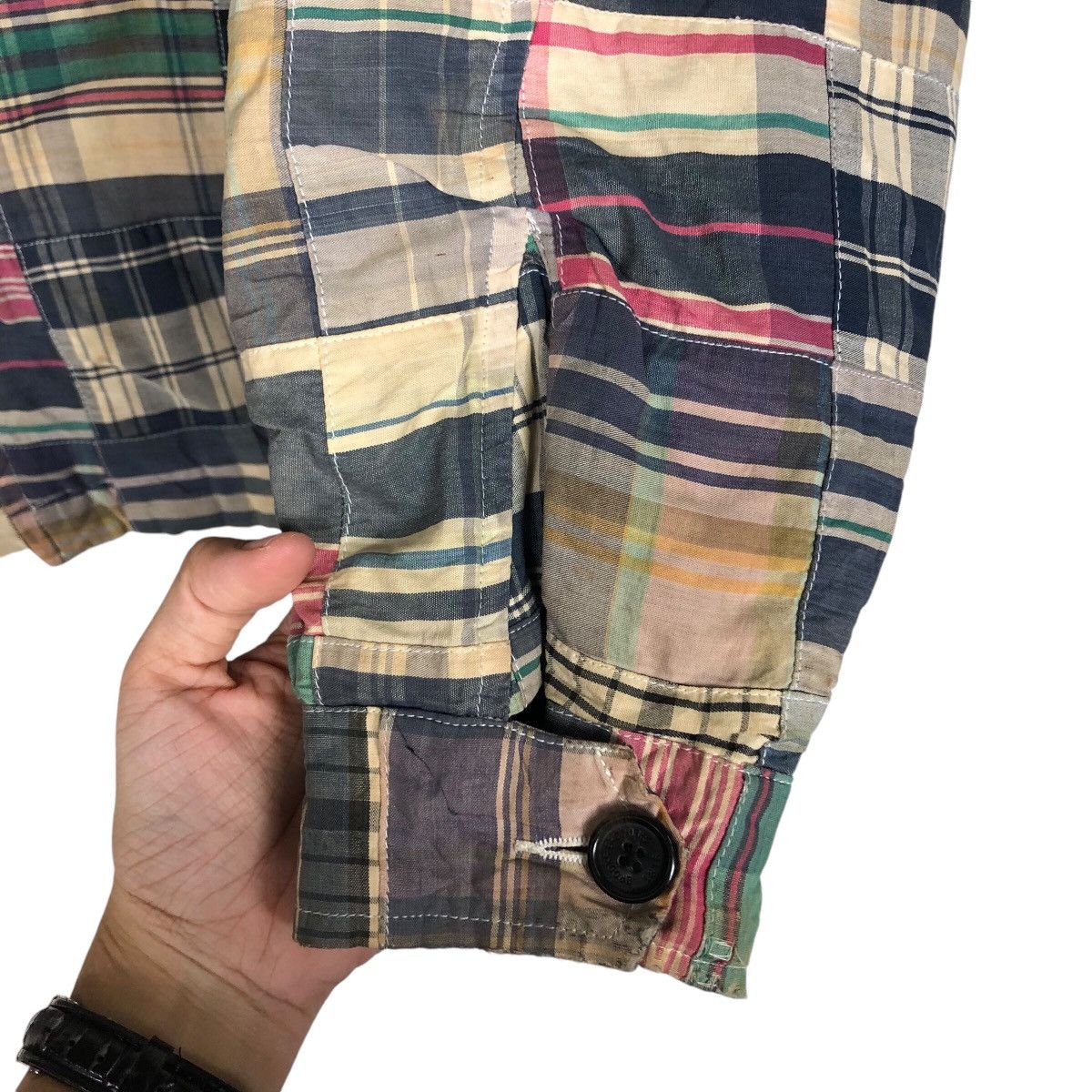 Japanese Brand 📌Vintage Bomber Jacket Patch Work Design Brooks Brother Size US S / EU 44-46 / 1 - 16 Thumbnail