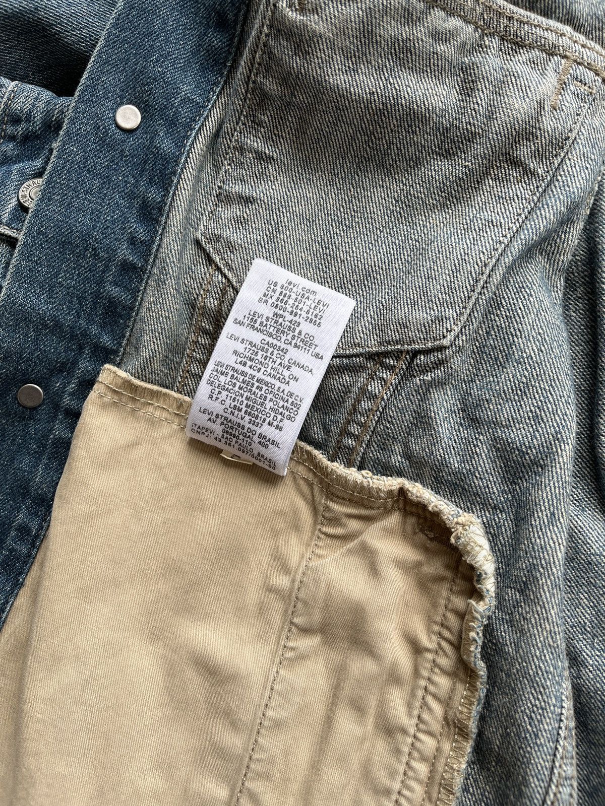 Levi's 00's Levis Trucker Blue Wash Size US L / EU 52-54 / 3 - 5 Thumbnail
