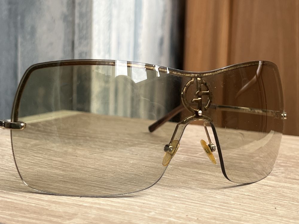 Giorgio Armani GA Armani 329/S Shield Sunglasses Size ONE SIZE - 7 Thumbnail
