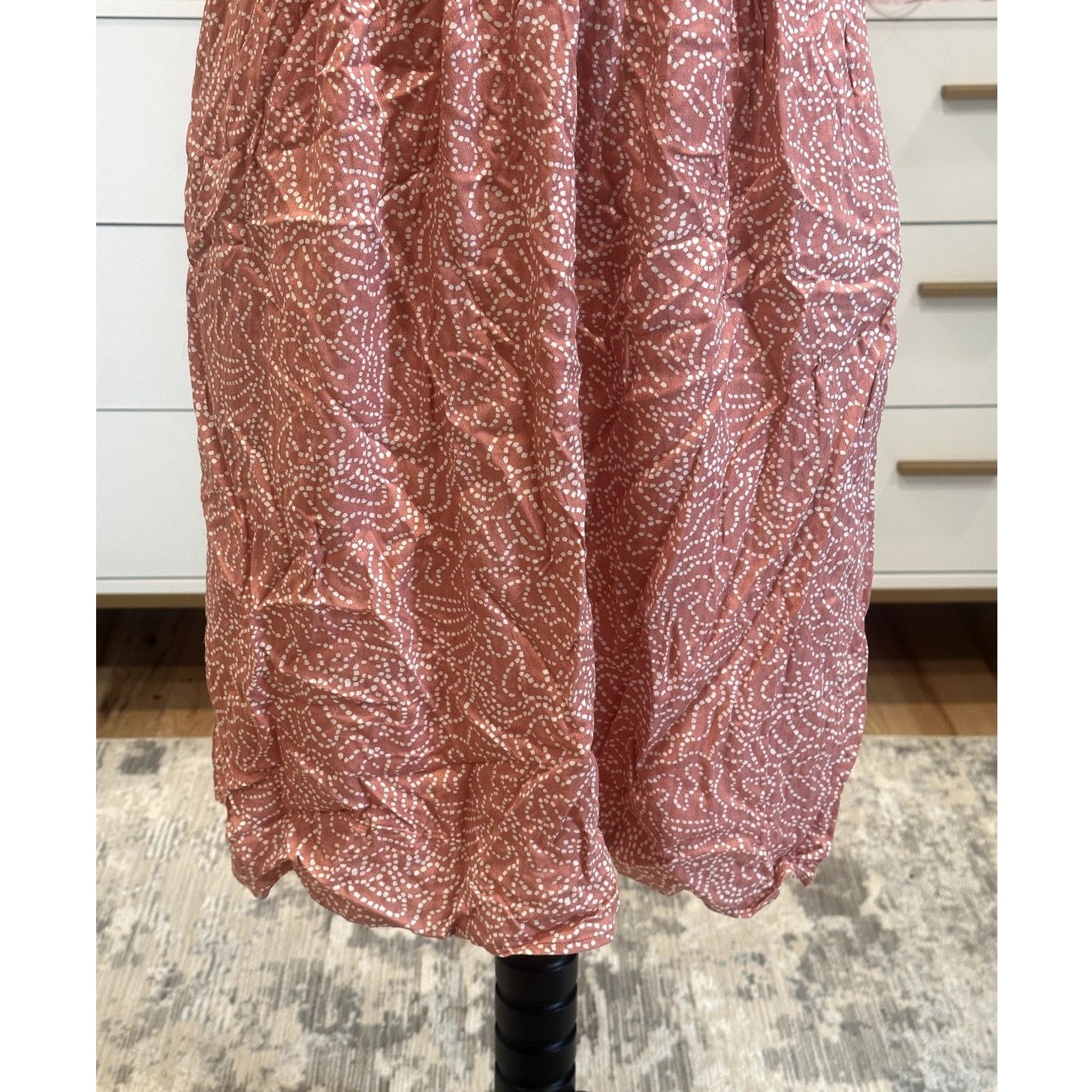 Other Caslon NWT XXS Coral Pink Sleeveless Midi Dress Boho Flowy Size XXS / US 00 / IT 34 - 3 Thumbnail