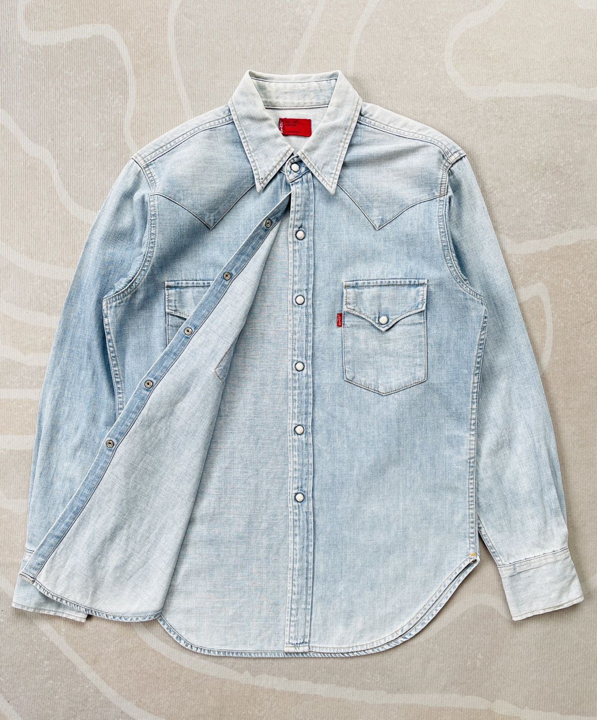 Levi's Vintage Levis Button Up Shirt (P64) Size US M / EU 48-50 / 2 - 1 Thumbnail