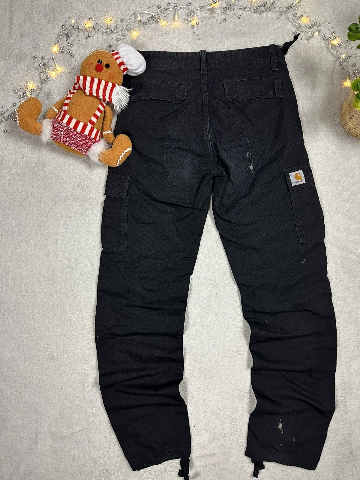 Carhartt Retro Carhartt Vintage Oversize Box Logo Cargo Pants Size US 27 - 4 Thumbnail