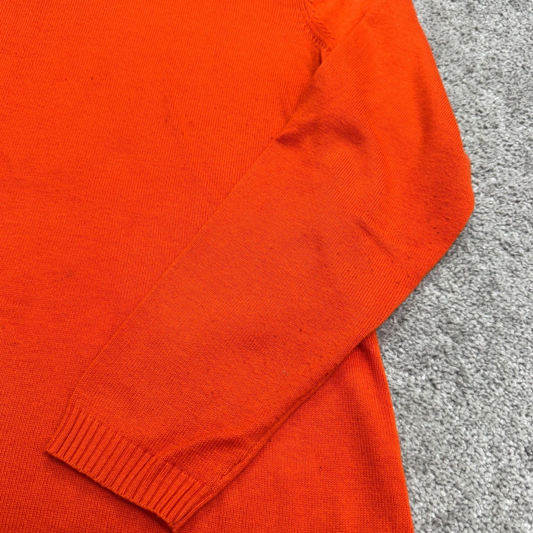 Vintage VINTAGE Yarnworks Pullover Shirt Womens Large Orange 90s Classic Knitted Knit Mock Neck Sweater Casual Womens Size L / US 10 / IT 46 - 4 Thumbnail