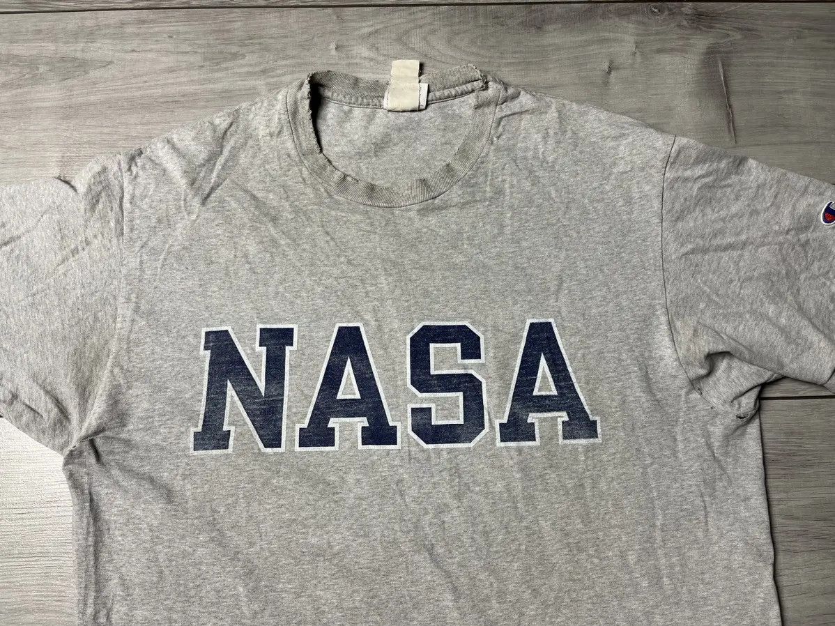 Champion Vintage Champion Nasa Tshirt size Large Size US L / EU 52-54 / 3 - 3 Thumbnail