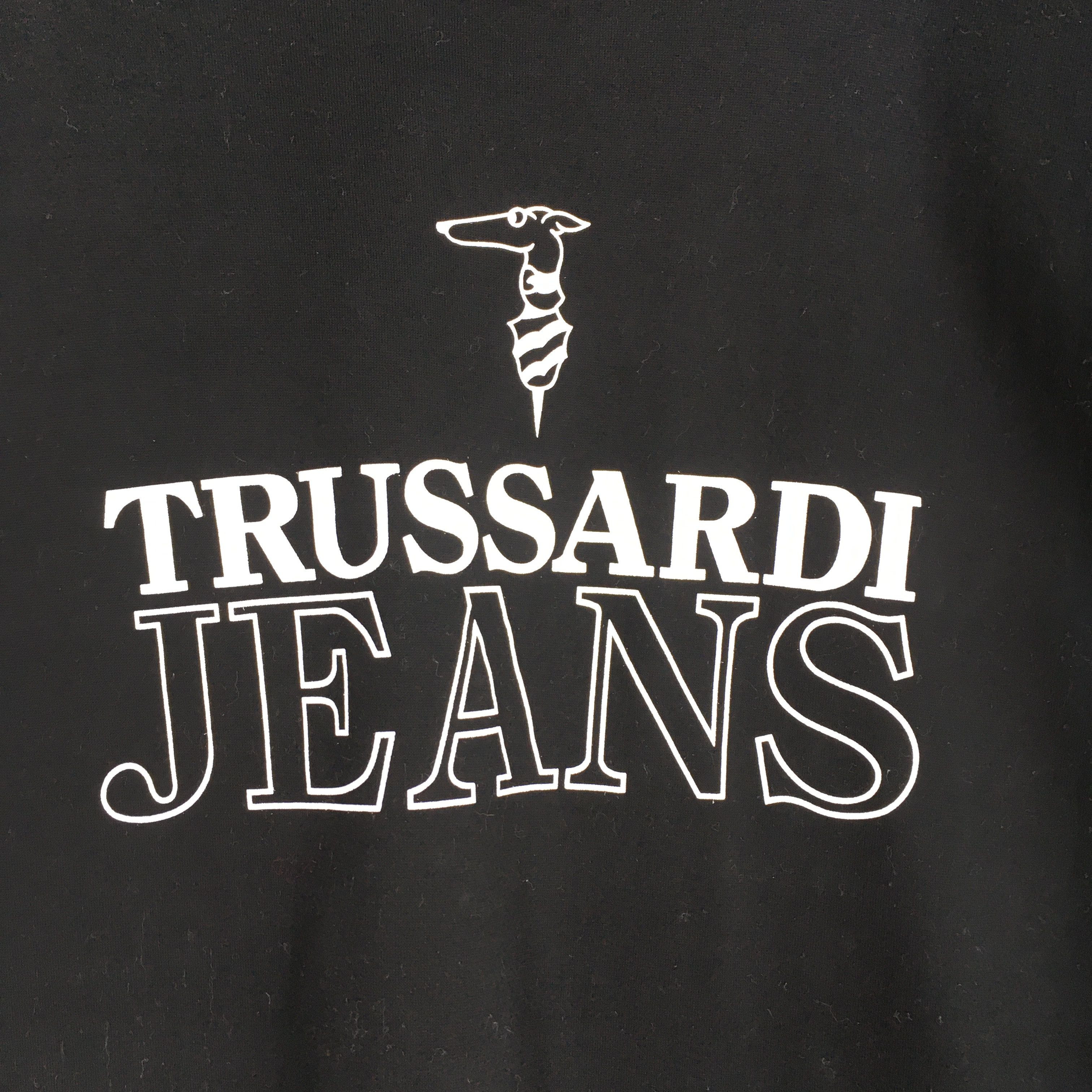 Trussardi × Vintage Vintage Trussardi Jeans Sportswear Black T shirt Medium Size US M / EU 48-50 / 2 - 5 Thumbnail