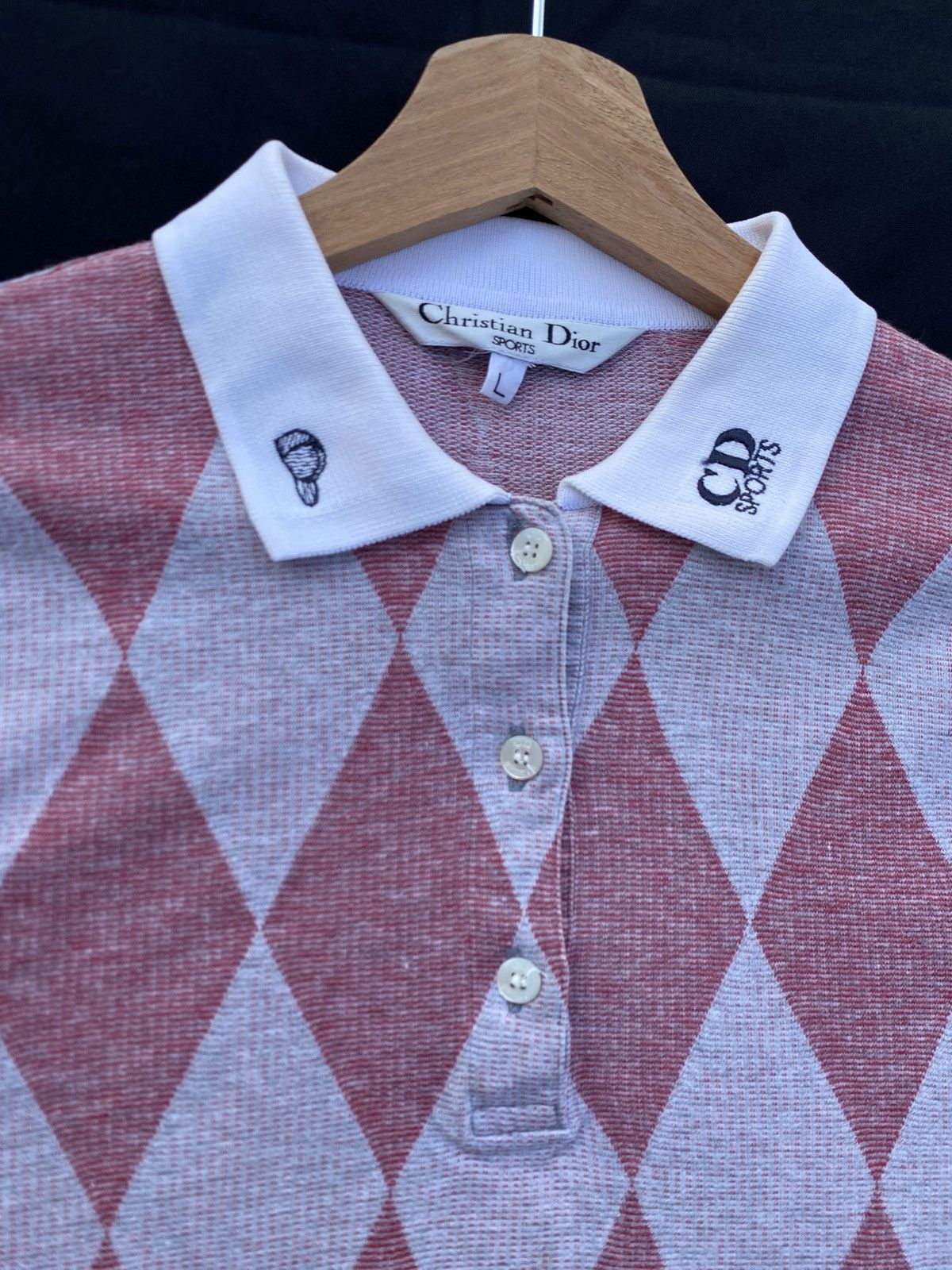 Christian Dior Monsieur Vintage Christian Dior Polo Sports Checked Longsleeve Shirt Size US M / EU 48-50 / 2 - 8 Thumbnail