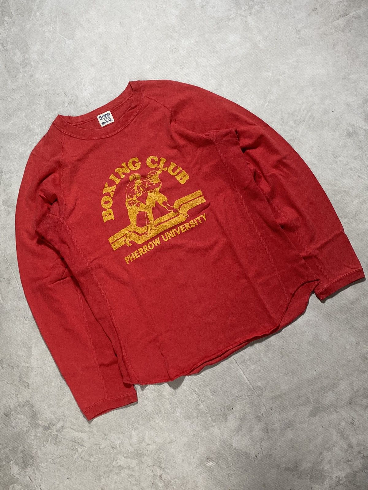 Japanese Brand × Pherrow's Vintage Pherrows Boxing Club University Sweatshirt Size US M / EU 48-50 / 2 - 4 Thumbnail