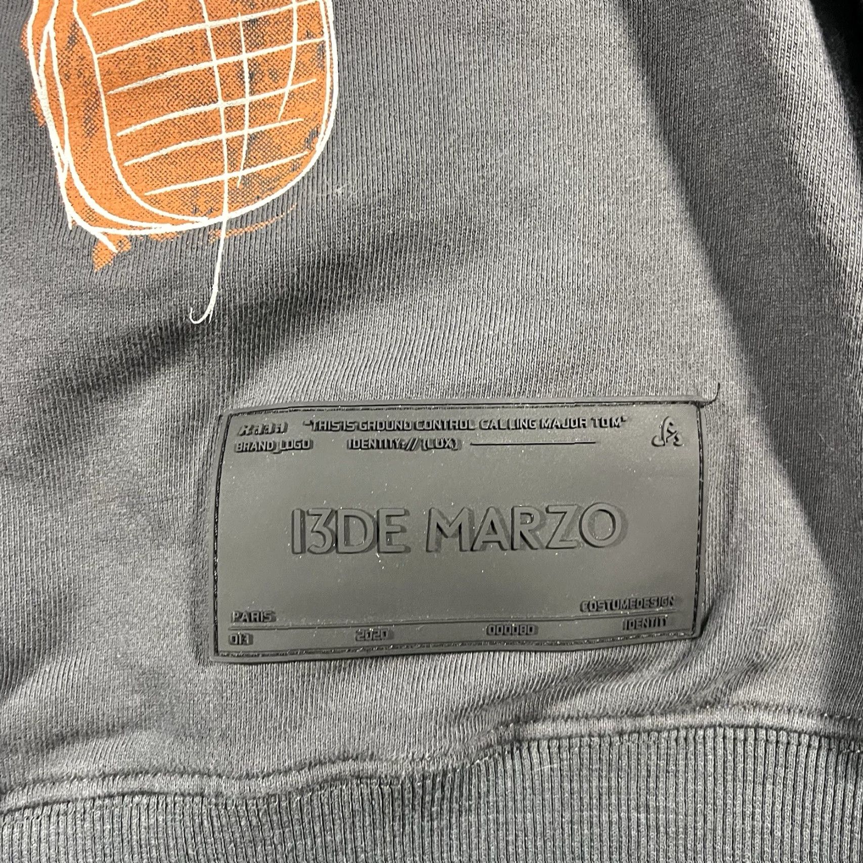 Vintage 13DE Marzo Crewneck Sweatshirt Bear Mens Medium RARE Black Mohair Knit Stripes Long Sleeve Pullover Oversized Relaxed Regular 13DE Paris Theme Size M / US 6-8 / IT 42-44 - 6 Thumbnail