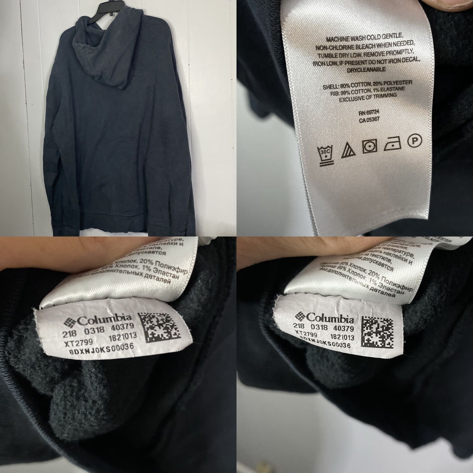 Vintage Columbia Hoodie Mens 2XL Tall Black Pullover Boxy Hiking Nature Grunge 90s Boxy Big & Tall Mens XXL Black Hiking Nature Columbia Hoodie Size US XXL / EU 58 / 5 - 8 Thumbnail