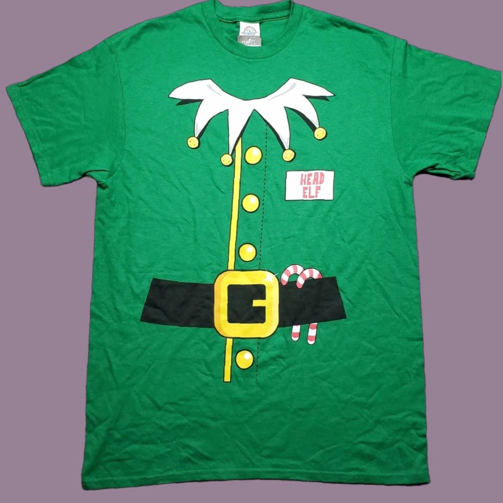 Vintage Rue21 Shirt M Green Head Elf Graphic Cotton Crew Neck Short Sleeve New Mens Size US M / EU 48-50 / 2 - 1 Thumbnail