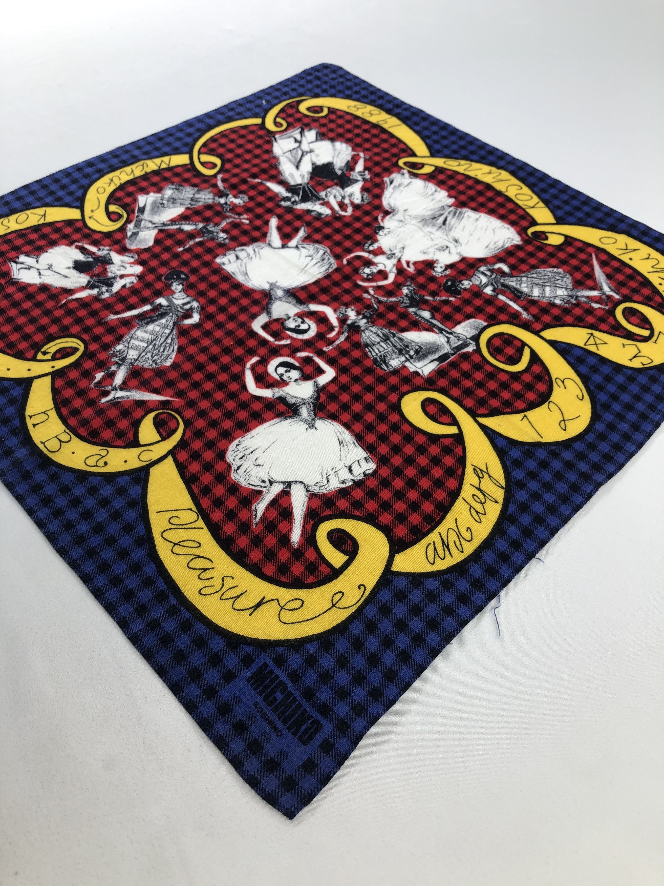 Japanese Brand Michiko Koshino Handkerchief / Bandana / Neckerchief Size ONE SIZE - 3 Thumbnail