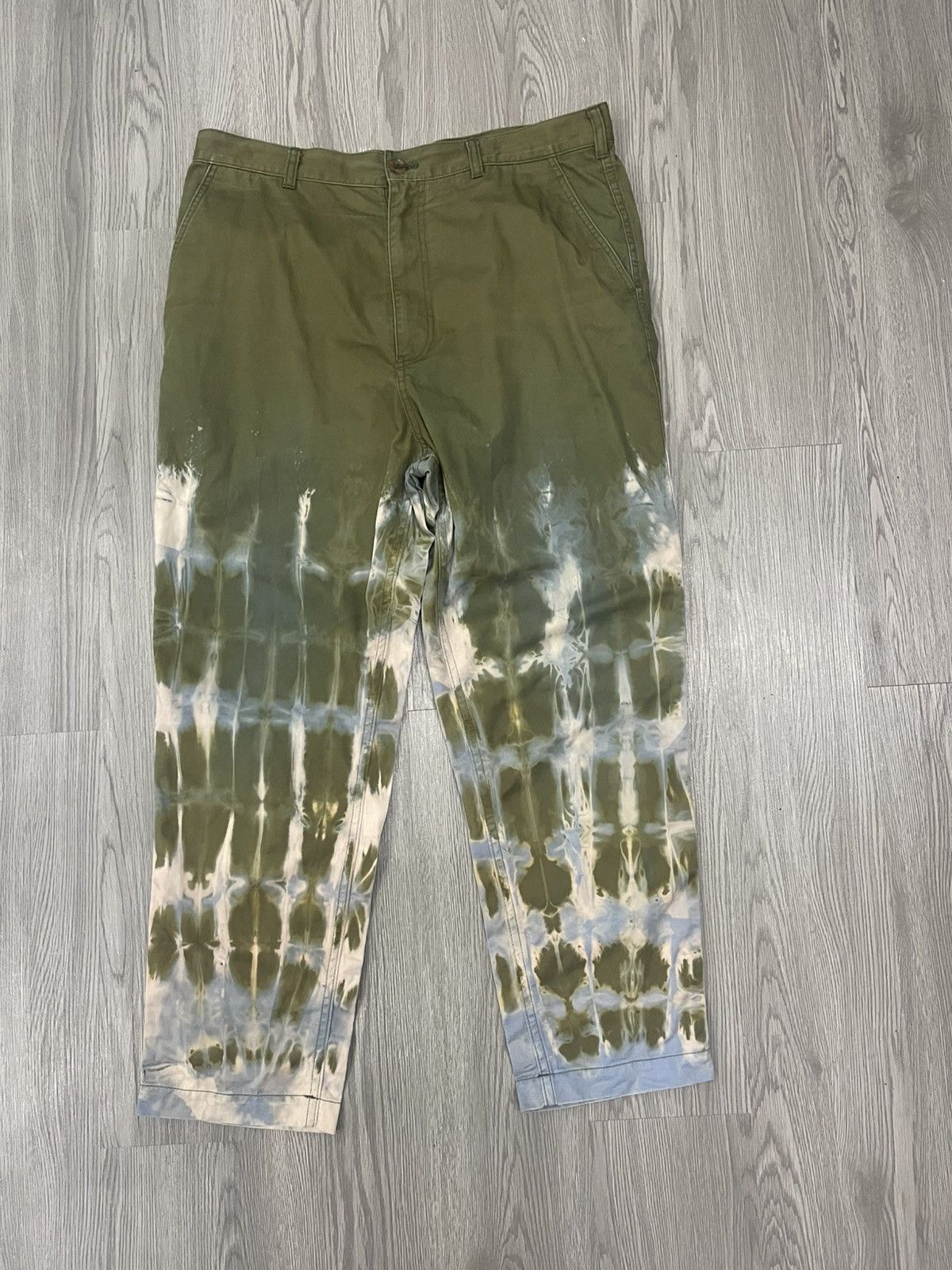 Comme des Garcons Homme CDG homme acid wash tone low rise chinos pant Size US 34 / EU 50 - 1 Thumbnail