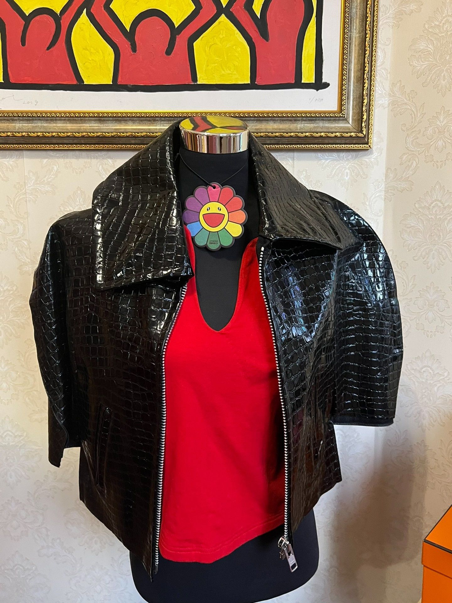Junya Watanabe black cropped leather jacket Size US M / EU 48-50 / 2 - 1 Thumbnail