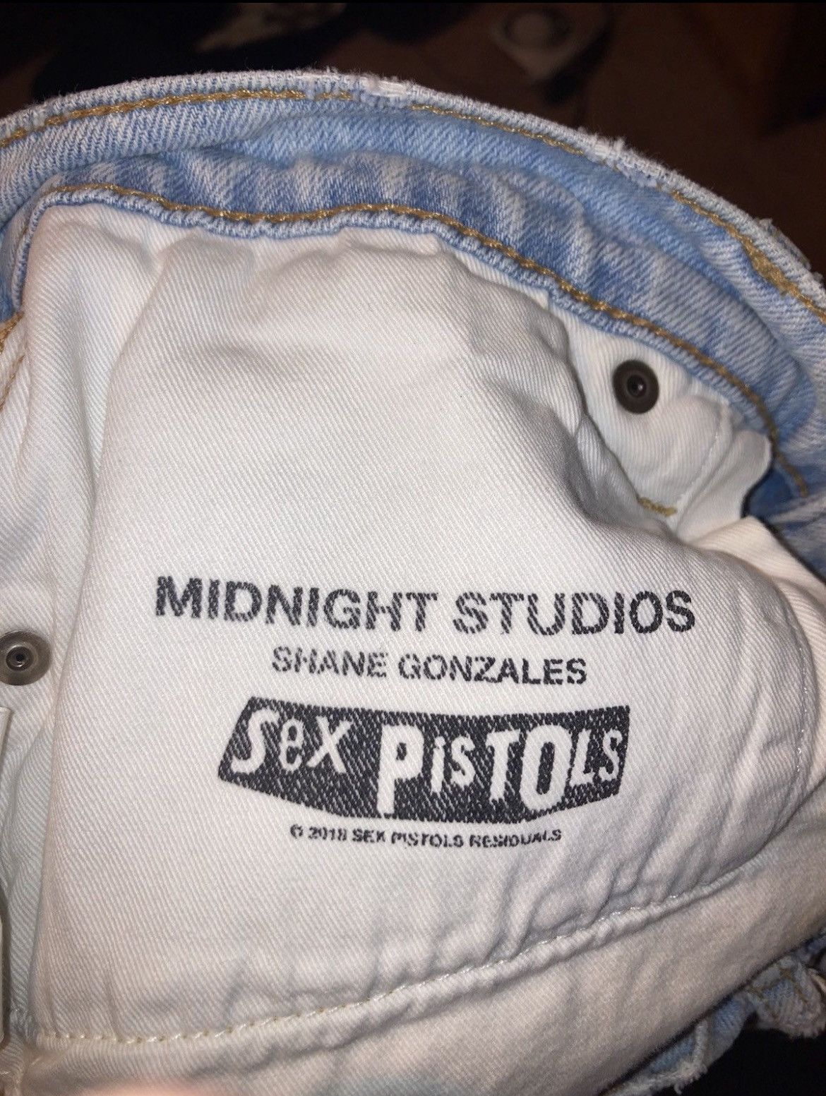 Midnight Studios No Future 2018 Denim | Sex Pistols | Midnight Studios Size US 32 / EU 48 - 6 Thumbnail