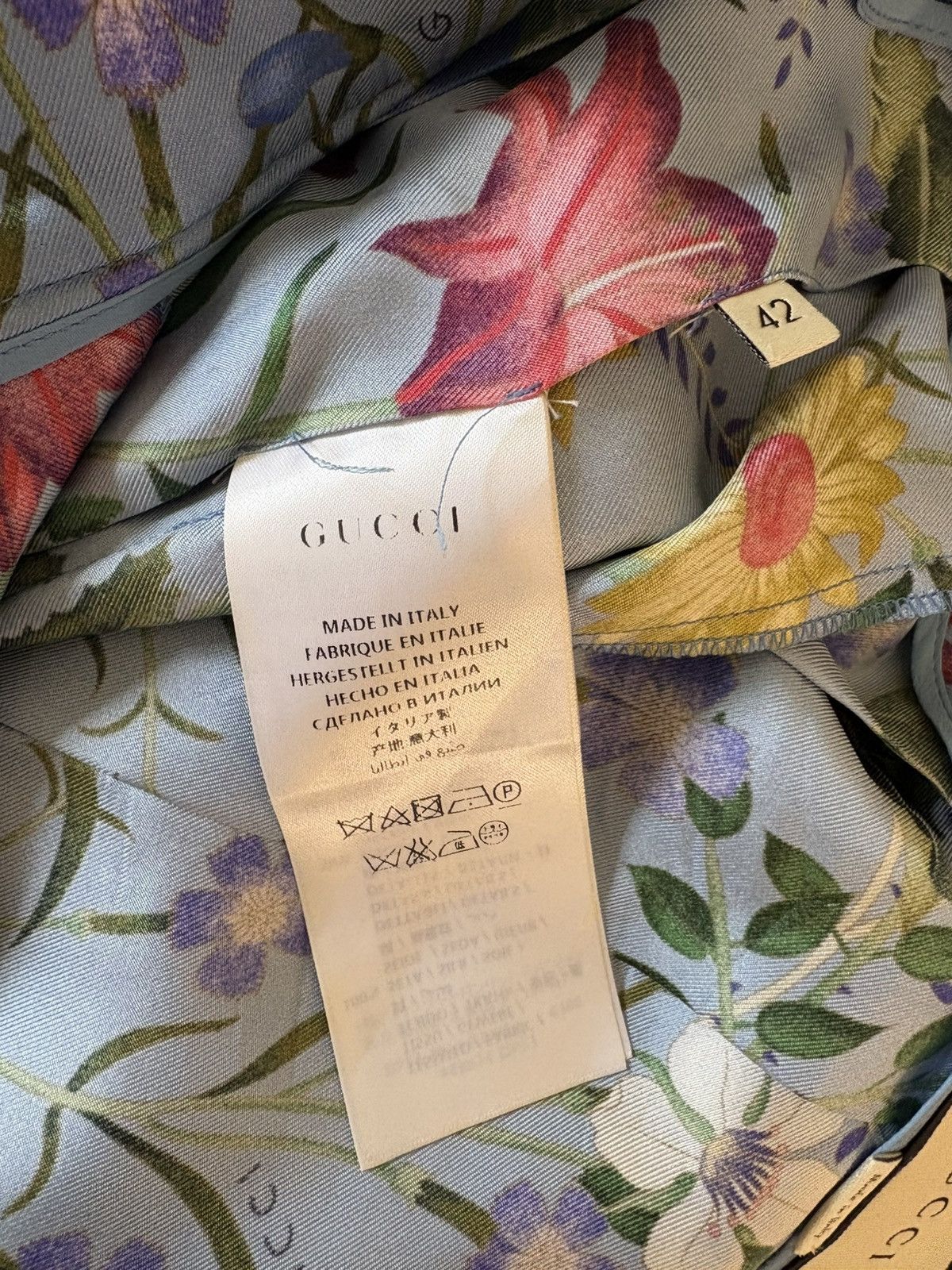 Gucci Gucci Floral Midi Skirt Size 28" / US 6 / IT 42 - 7 Thumbnail