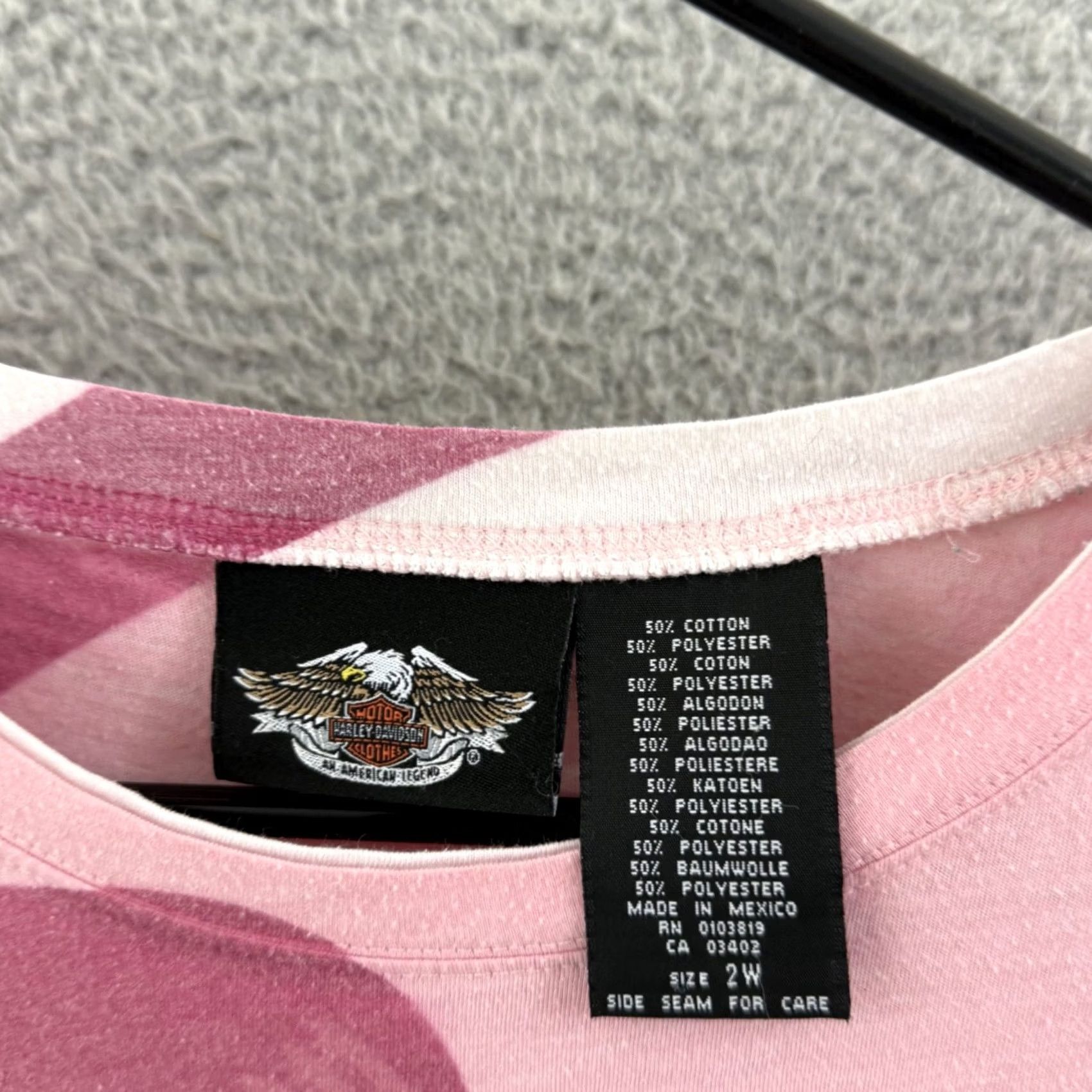 Harley Davidson Harley Davidson Shirt Womens 2W Pink Women Screaming Eagle Long Sleeve Motorcycle USA Size XS / US 0-2 / IT 36-38 - 7 Thumbnail