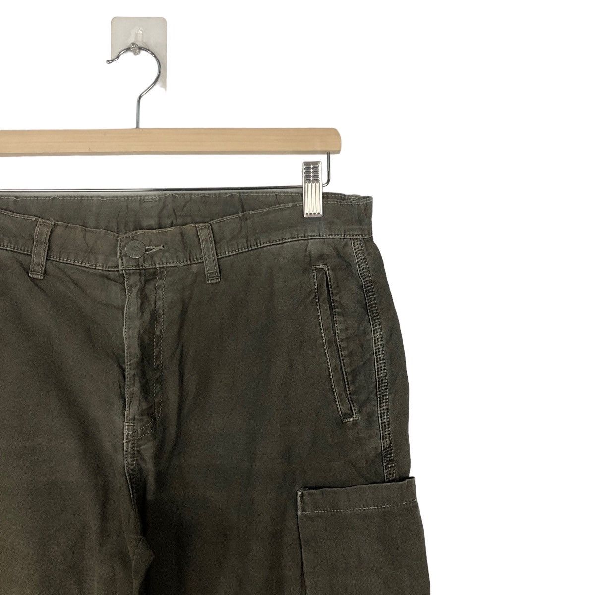 Issey Miyake VINTAGE BUSH CARGO PANTS BOWCUT GLOBALWORK ISSEY MIYAKE Size US 30 / EU 46 - 4 Thumbnail