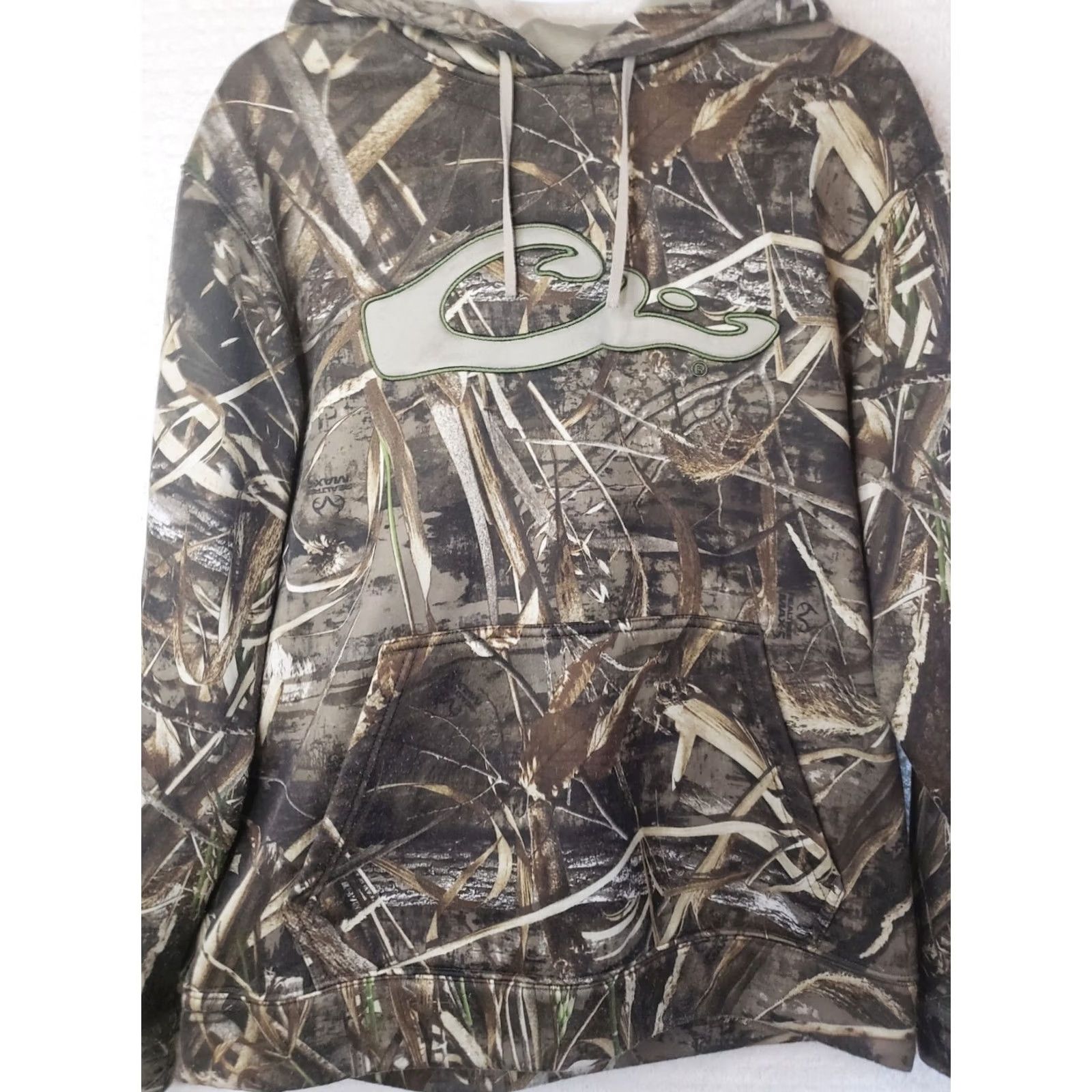 Vintage Drake Waterfowl Hoodie Men's S Realtree Max 5 Embroidered Logo Kangaroo Pockets Size US S / EU 44-46 / 1 - 2 Thumbnail