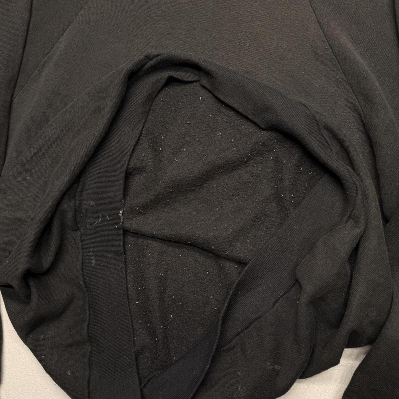 Other Vintage thrashed 90s black blank crewneck sweatshirt Size US XL / EU 56 / 4 - 5 Thumbnail