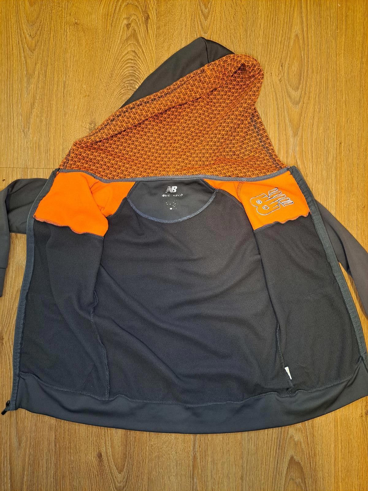 New Balance New Balance Jacket Kids Large Brown Orange Full Zip Hoodie Size US L / EU 52-54 / 3 - 5 Thumbnail