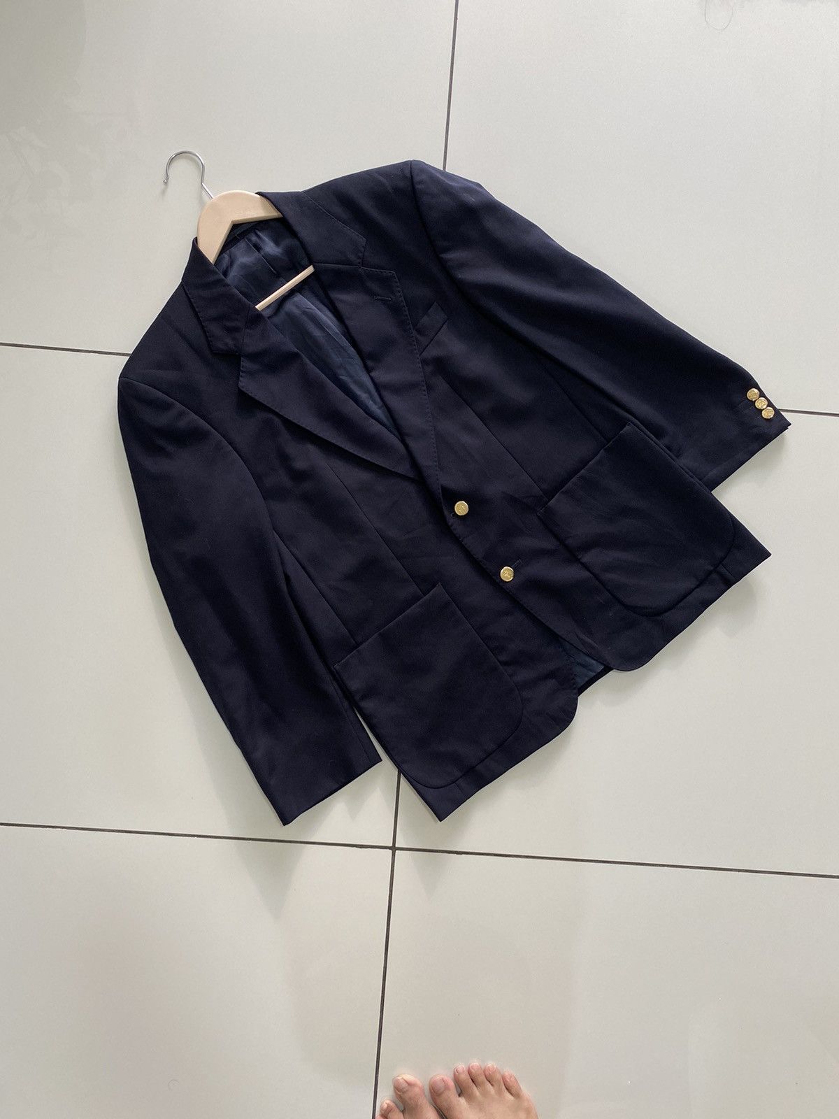 Burberry Burberry Wool Single Breasted Blazer Made In England Size 48S - 14 Thumbnail