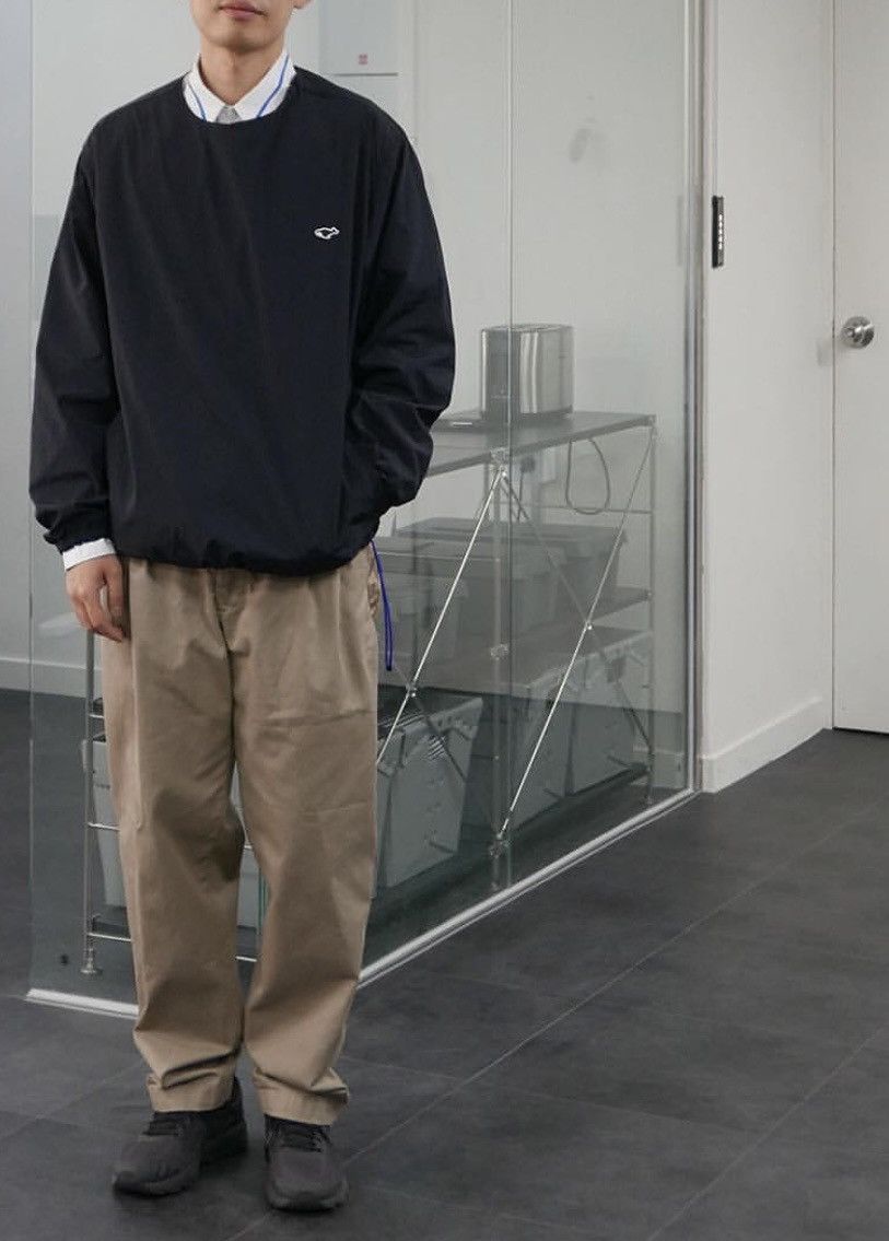 Beams Plus Neithers Round Neck Pullover Anorak Navy Size US L / EU 52-54 / 3 - 12 Thumbnail