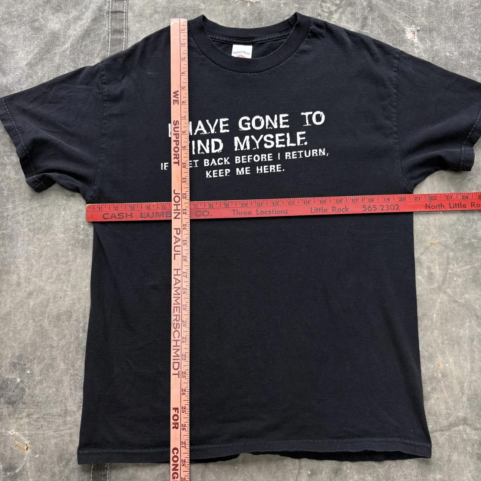 Vintage Vintage Y2K I Have Gone To Find Myself Confusing Funny Shirt Size US L / EU 52-54 / 3 - 4 Thumbnail