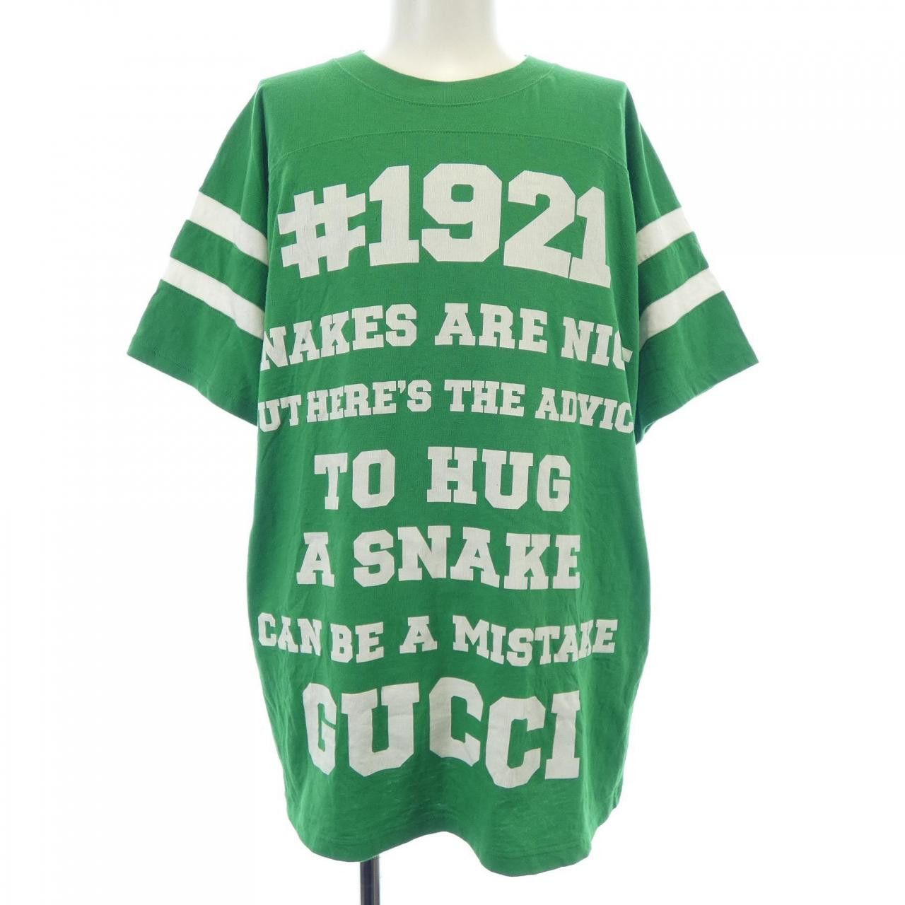 Gucci Gucci Gucci T-shirt Cotton T-Shirts 655459 XJDJP DUTY FREE for USA Size ONE SIZE - 1 Thumbnail
