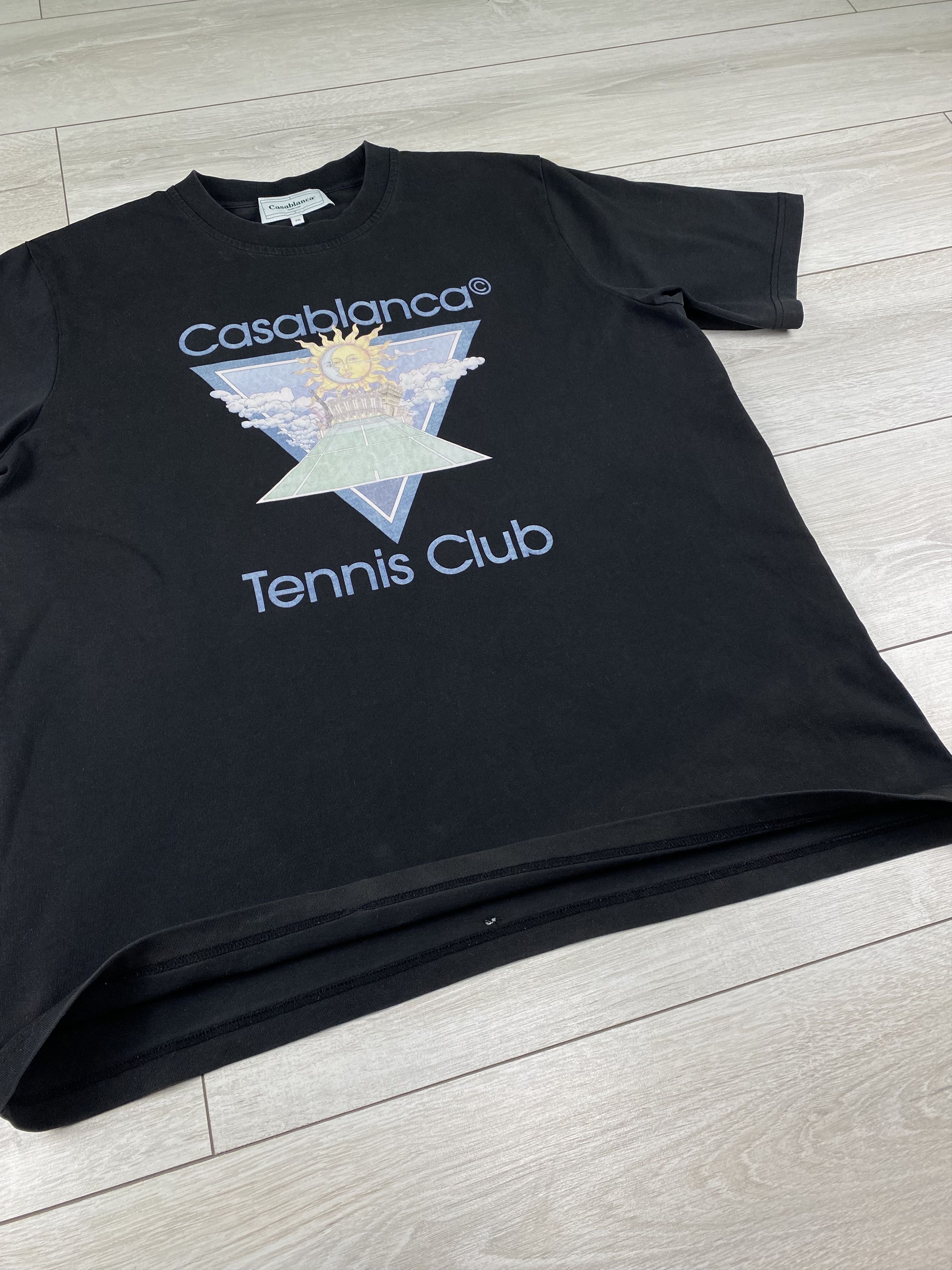 Casablanca Vintage Casablanca Tennis Club T-shirt Black XL-XXL Size US XL / EU 56 / 4 - 2 Thumbnail