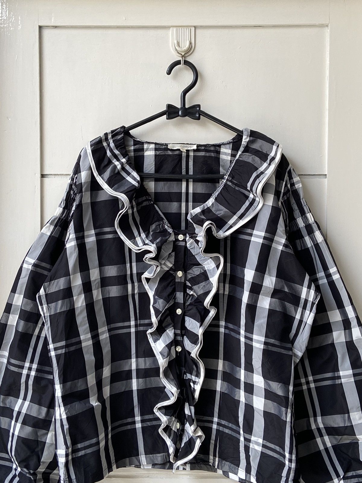 Designer × Japanese Brand NARA CAMICIE Plaid Shirt Size US L / EU 52-54 / 3 - 2 Thumbnail