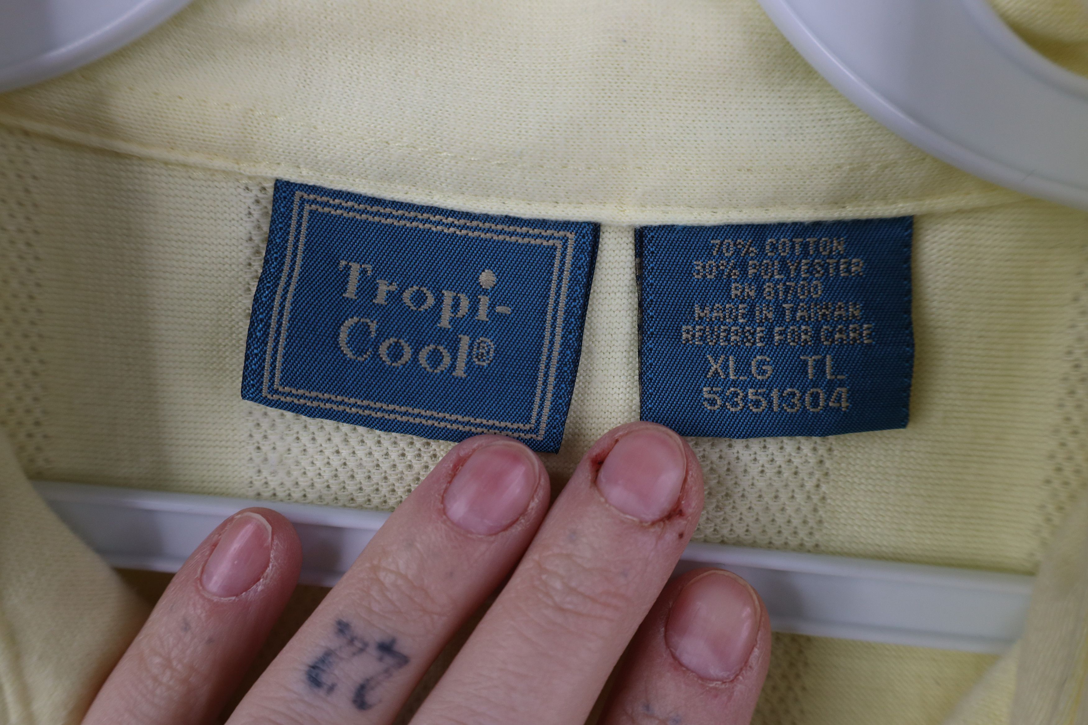 Vintage Vintage 90s Streetwear Collared Pullover Polo Shirt Yellow Size US XL / EU 56 / 4 - 8 Thumbnail