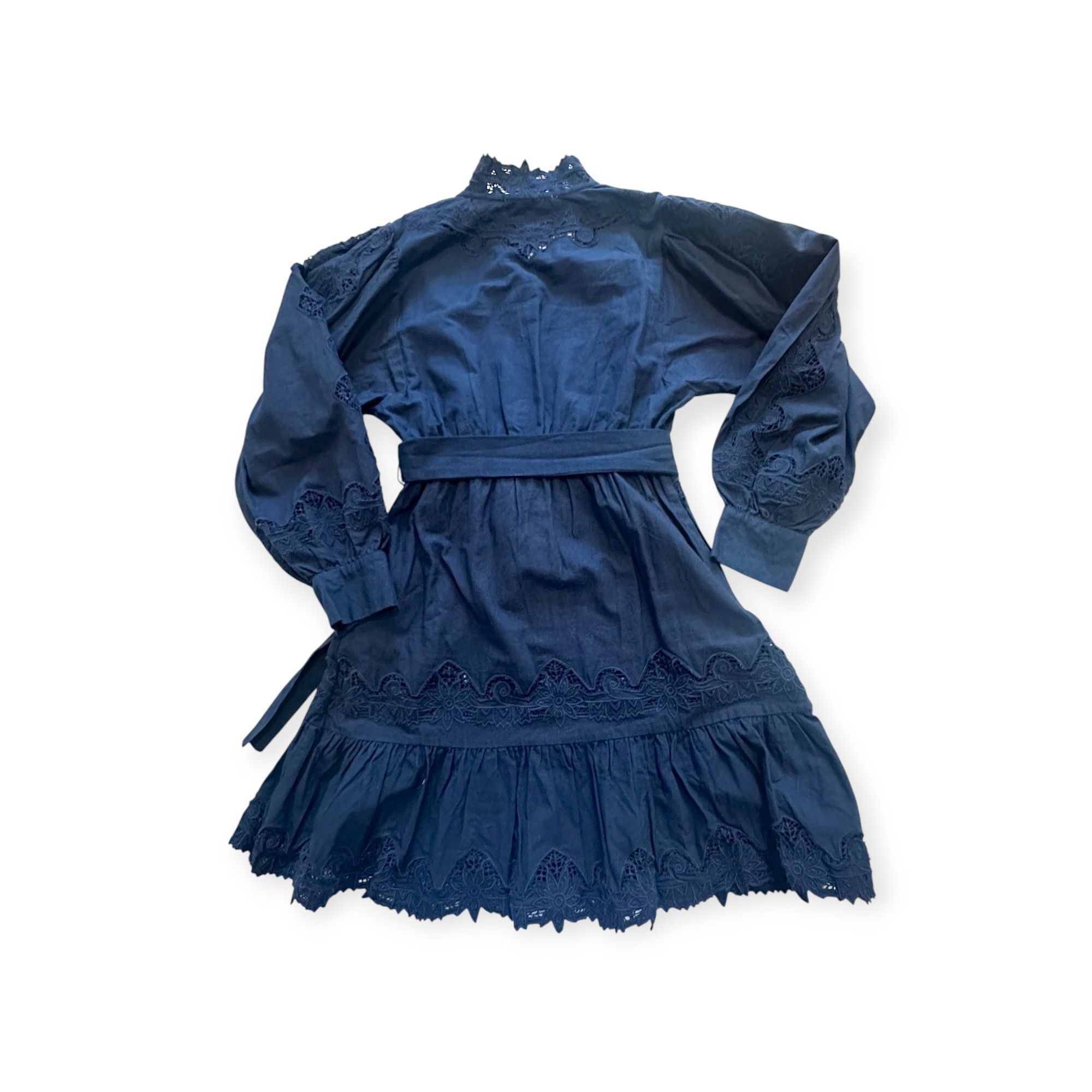 Sea New York Sea New York Anita Eyelet Mini Dress Navy Size 2 NWT Size XS / US 0-2 / IT 36-38 - 8 Thumbnail