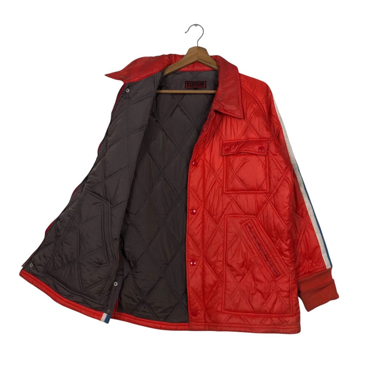Japanese Brand 📌Vintage Light Puffer Jacket Quilted Biker Johnbull Kojima Size US L / EU 52-54 / 3 - 11 Thumbnail
