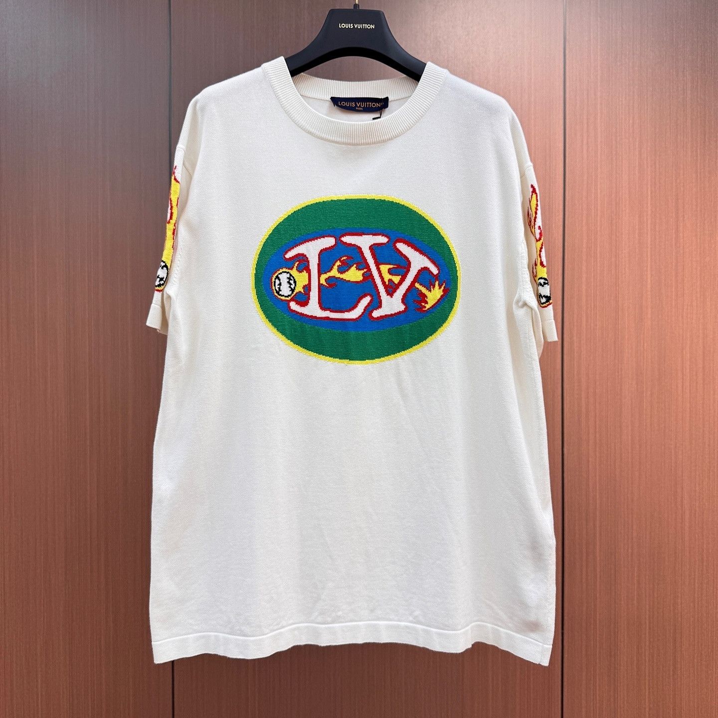 Louis Vuitton Louis Vuitton Logo Applique T-Shirt Size L Size US L / EU 52-54 / 3 - 1 Thumbnail