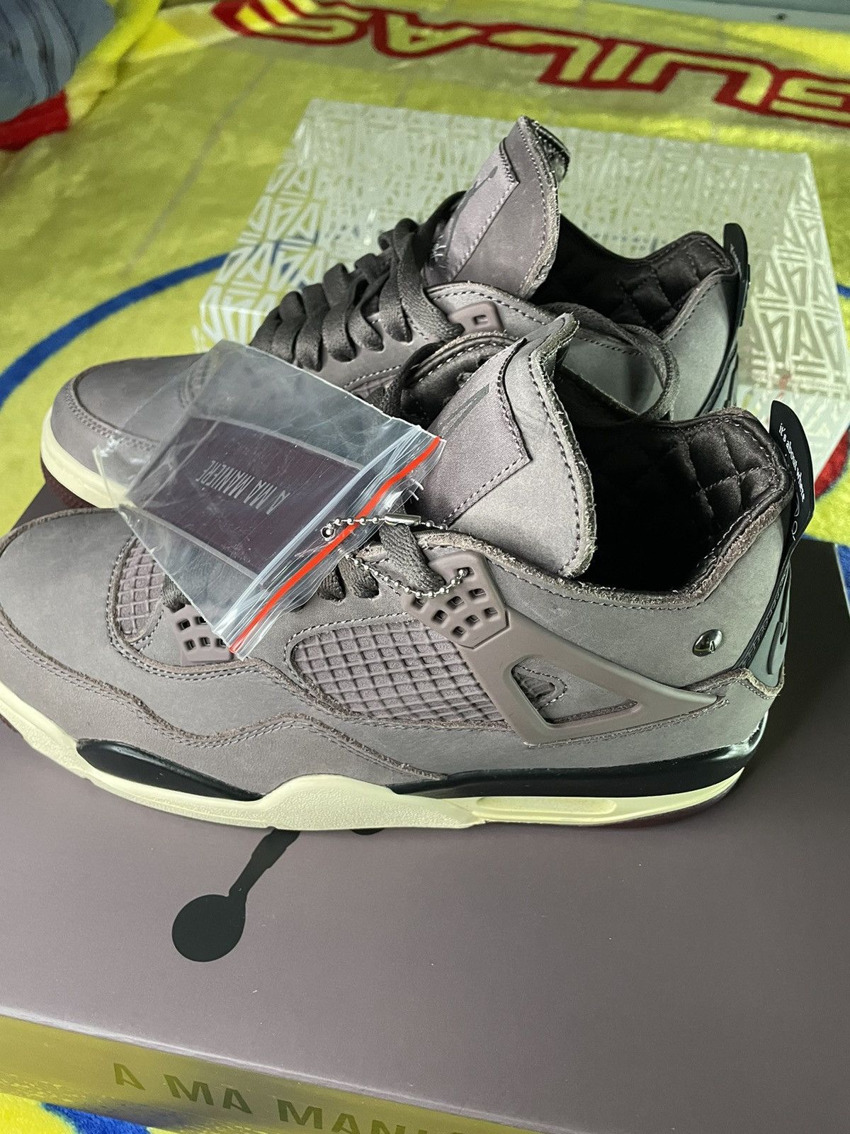 A Ma Maniere × Jordan Brand A ma maniere Jordan 4 Violet Size US 7.5 / EU 40-41 - 5 Thumbnail