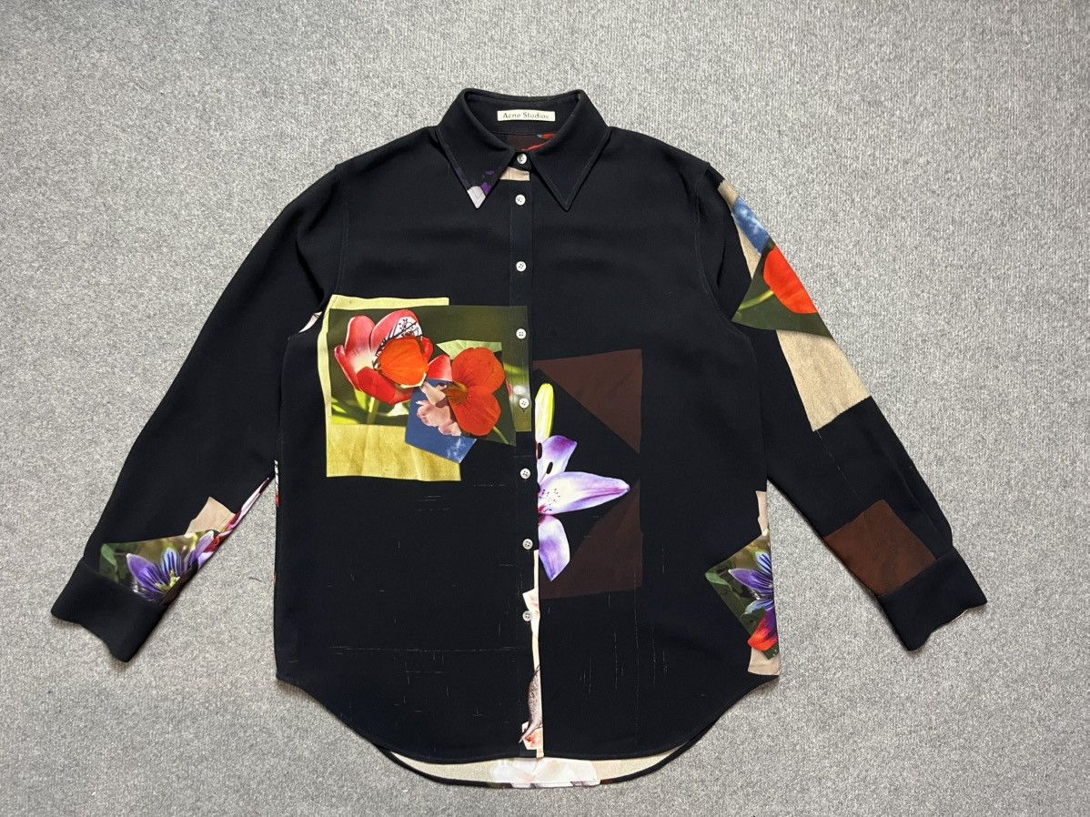 Acne Studios Acne Studios Floral button shirt Size L / US 10 / IT 46 - 2 Thumbnail