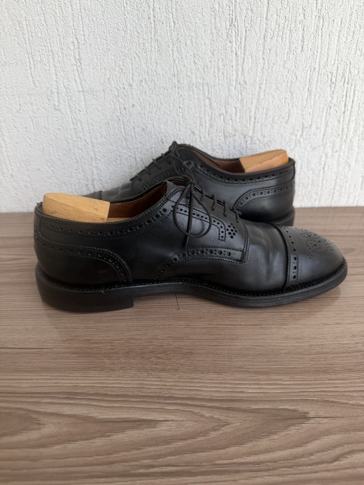 Alden × Drake's Shell cordovan brogue derby Size US 8.5 / EU 41-42 - 13 Thumbnail
