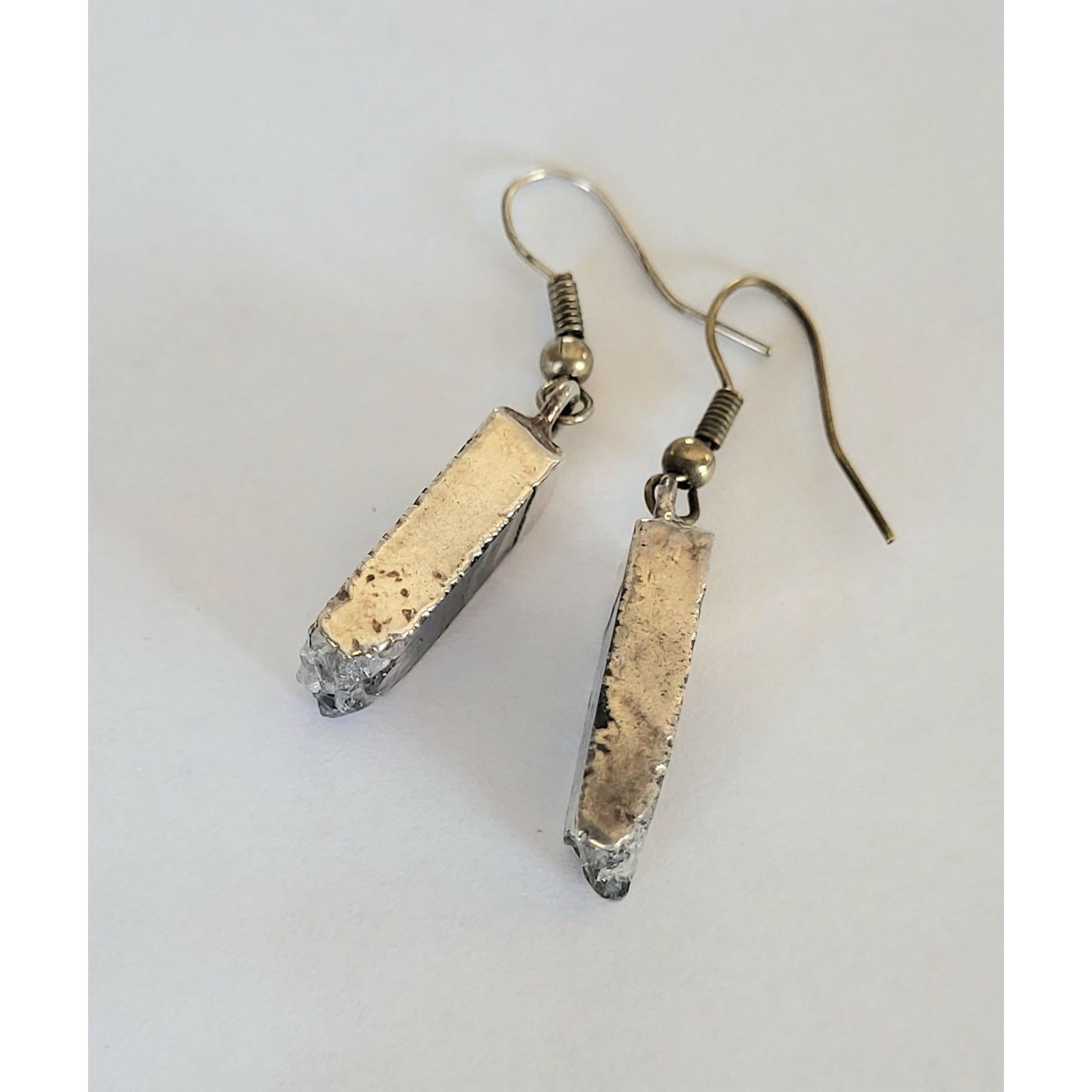 & Other Stories Artisan-Hand Made Moss Agate Druzy Geode Earrings Pierced Size ONE SIZE - 6 Thumbnail