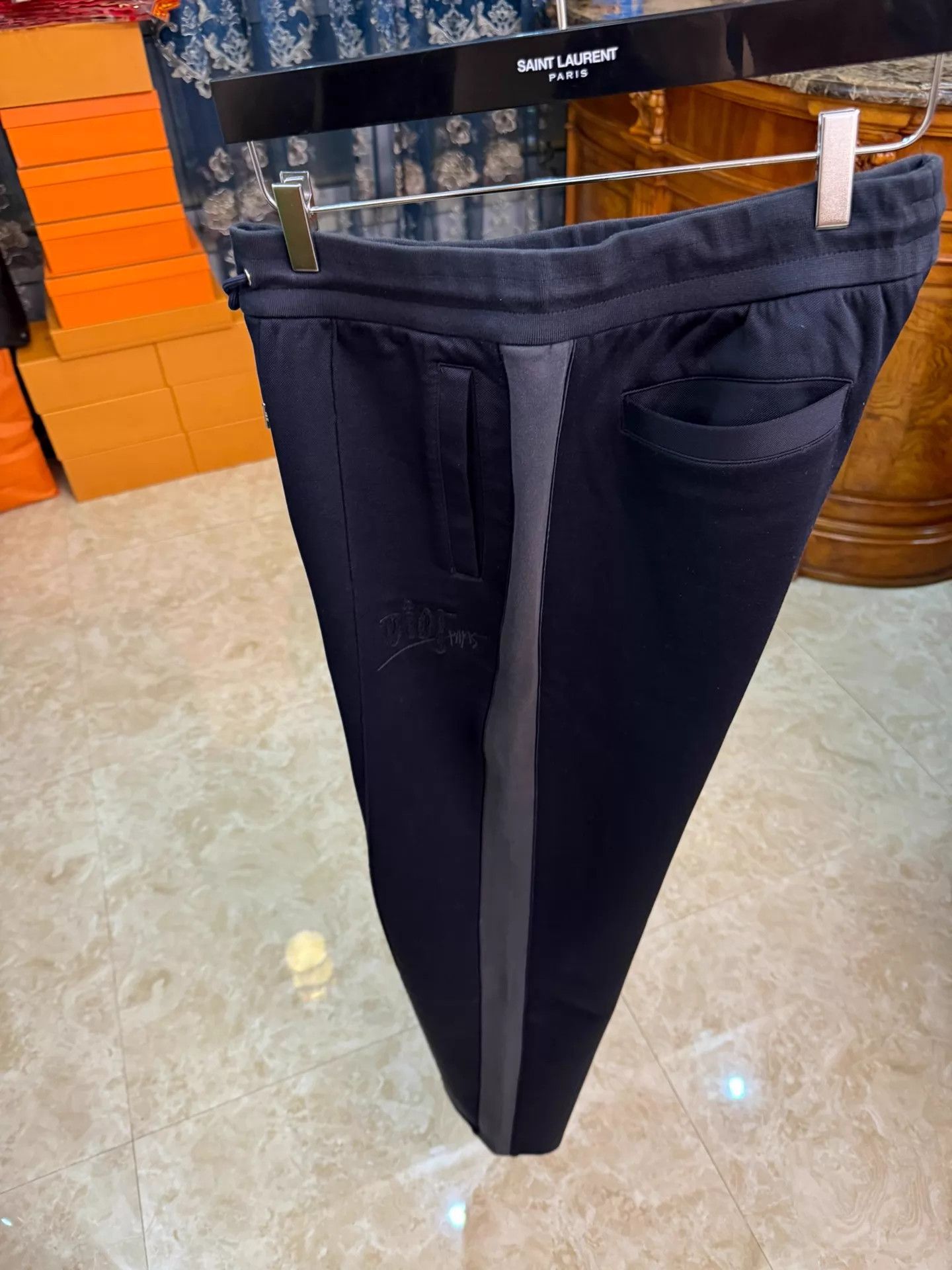 Dior Dior x Stussy Oversized Sweatpants M Black Size US 32 / EU 48 - 3 Thumbnail